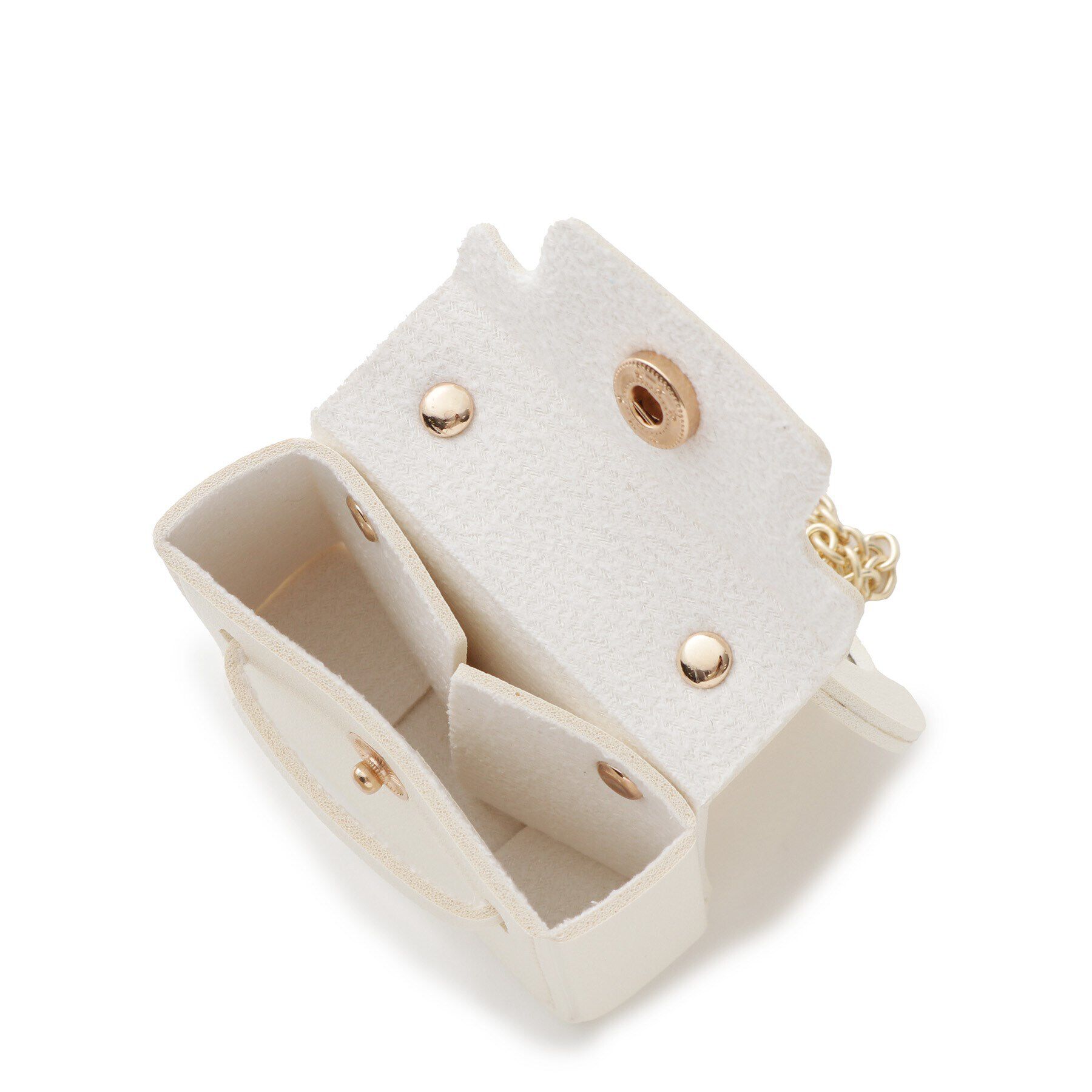 grove「【雑誌掲載】ミニマムバッグラウンドミラーチャーム」|キーケース|