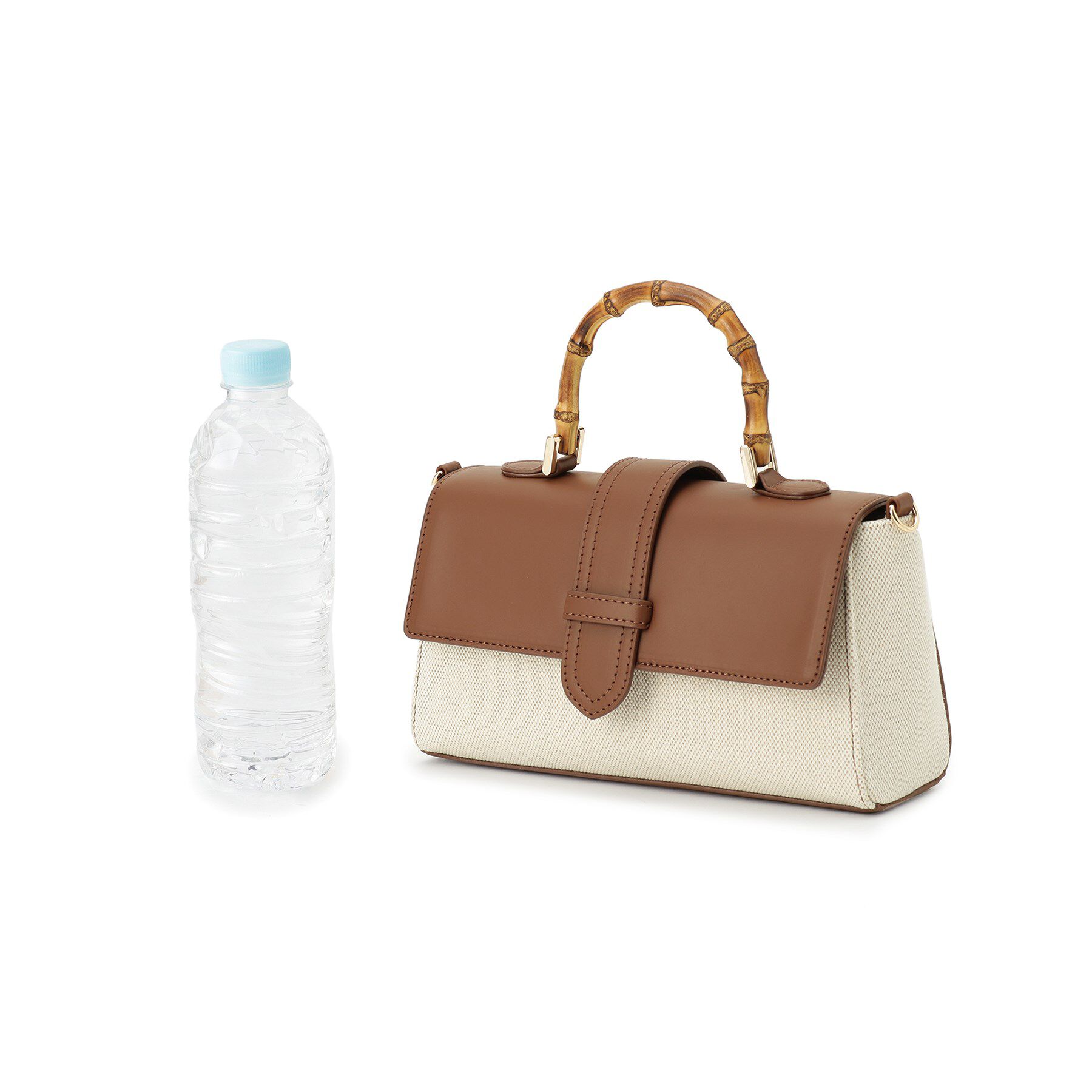 grove「【雑誌掲載】フラップバンブーハンドル2WAYトート」|ハンドバッグ|