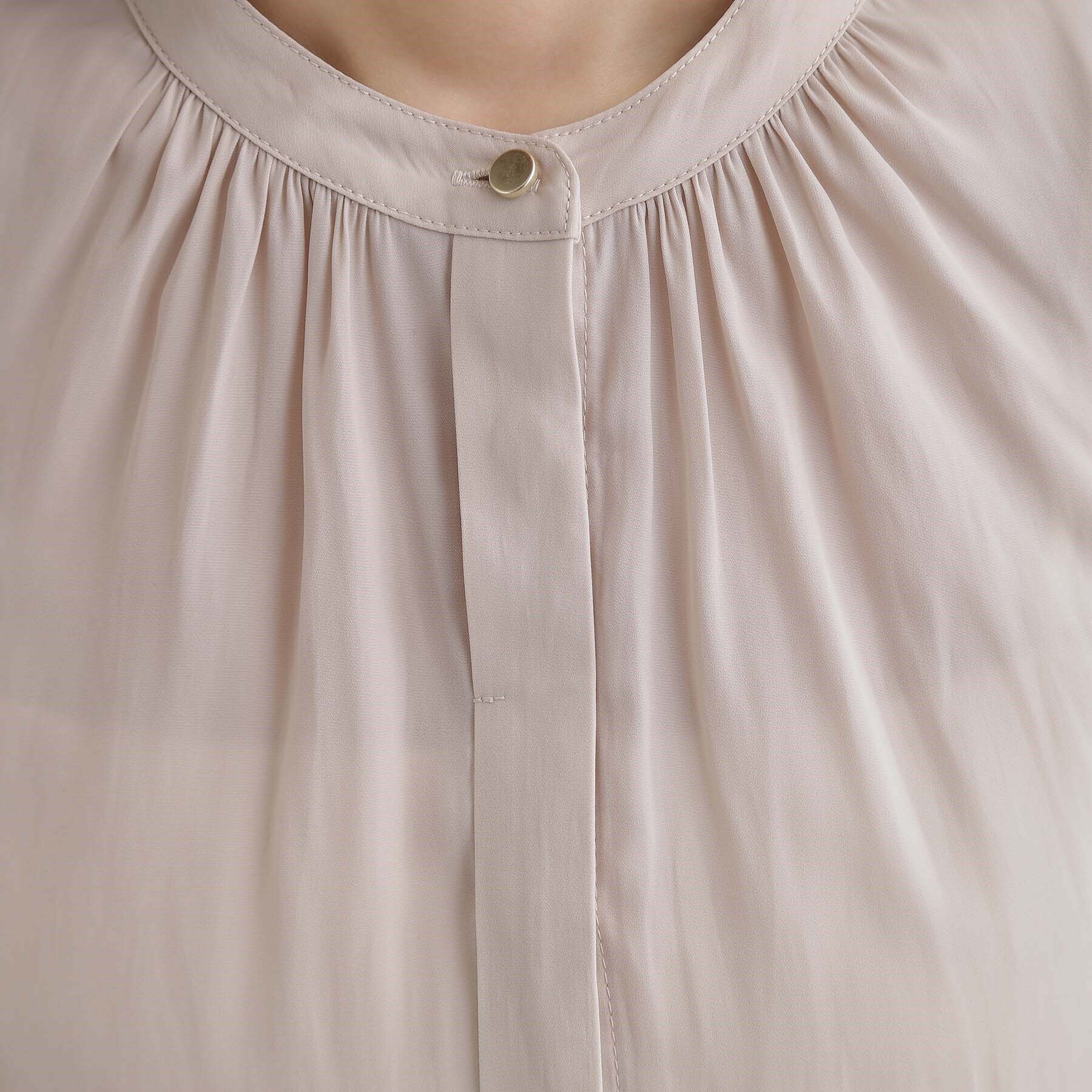 grove「【洗える】ヴィンテージサテンウイングスリーブブラウス」|シャツ・ブラウス|