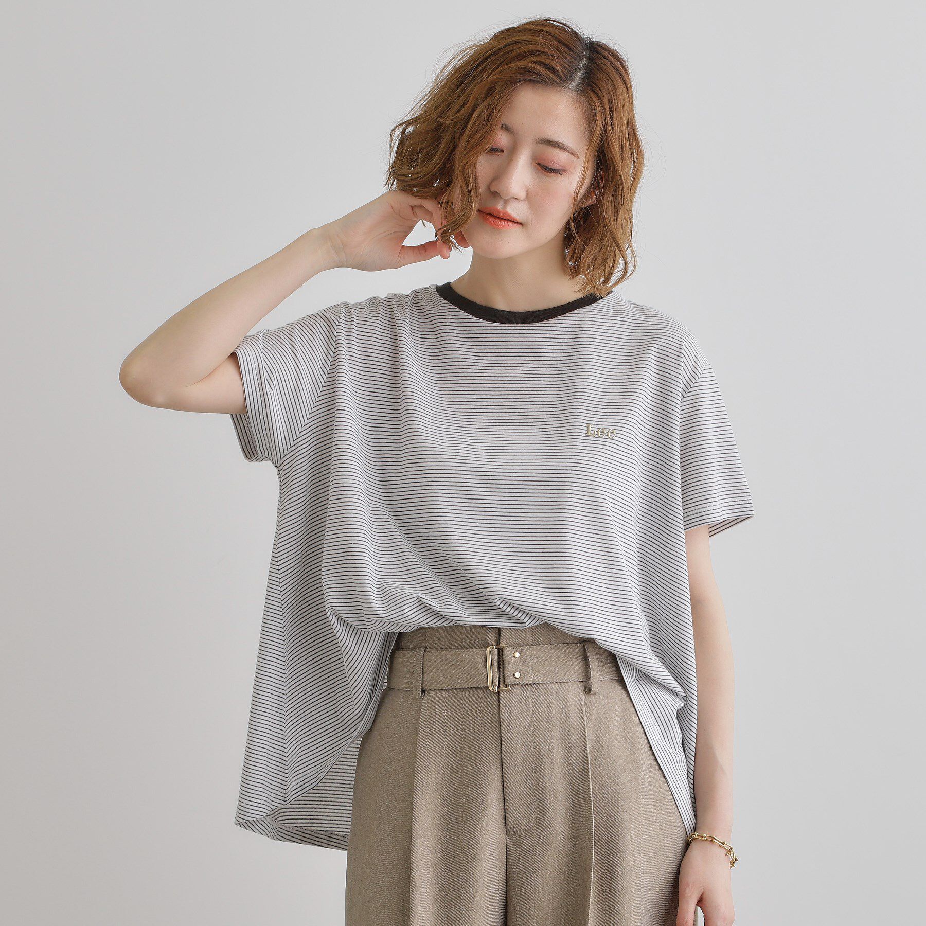grove「【Lee&times;grove別注】HALF SLEEVE FLARE T-SHIRTS」|Tシャツ・カットソー|
