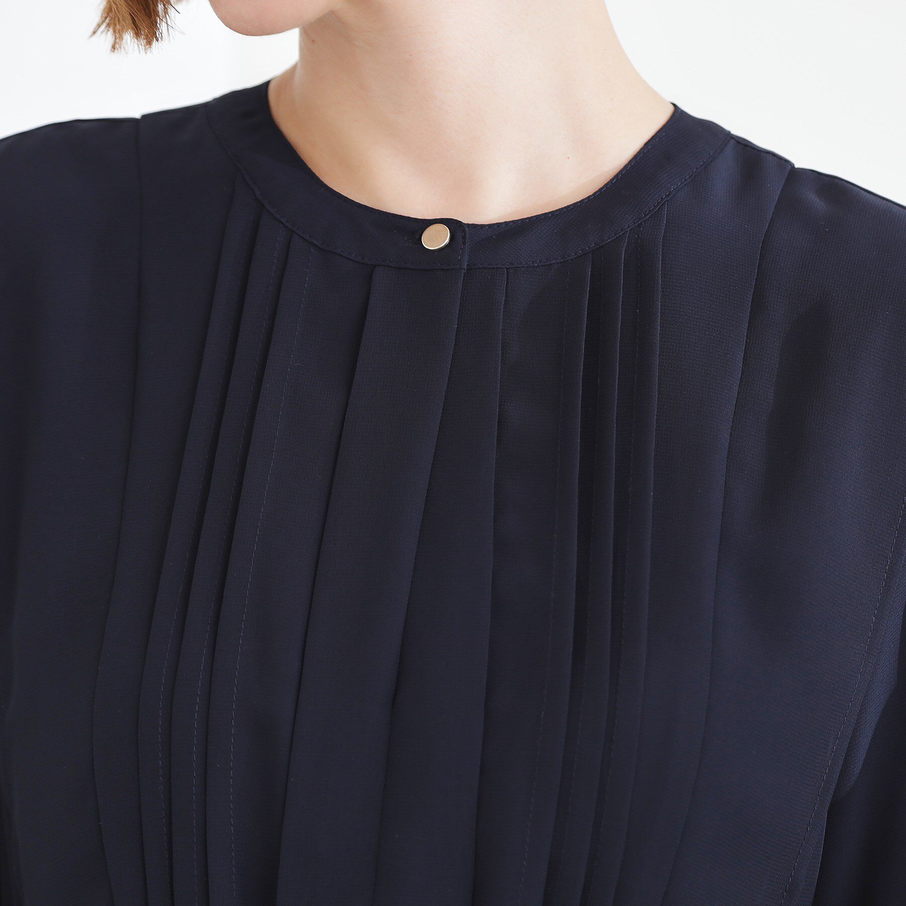 grove「【手洗いOK】シフォンプリーツワンピース」|ワンピース|