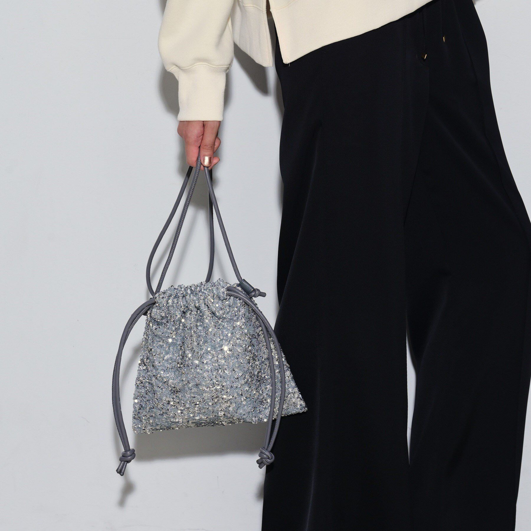 GALLEST「スパンコール巾着ショルダーバック」|ショルダー・メッセンジャー|