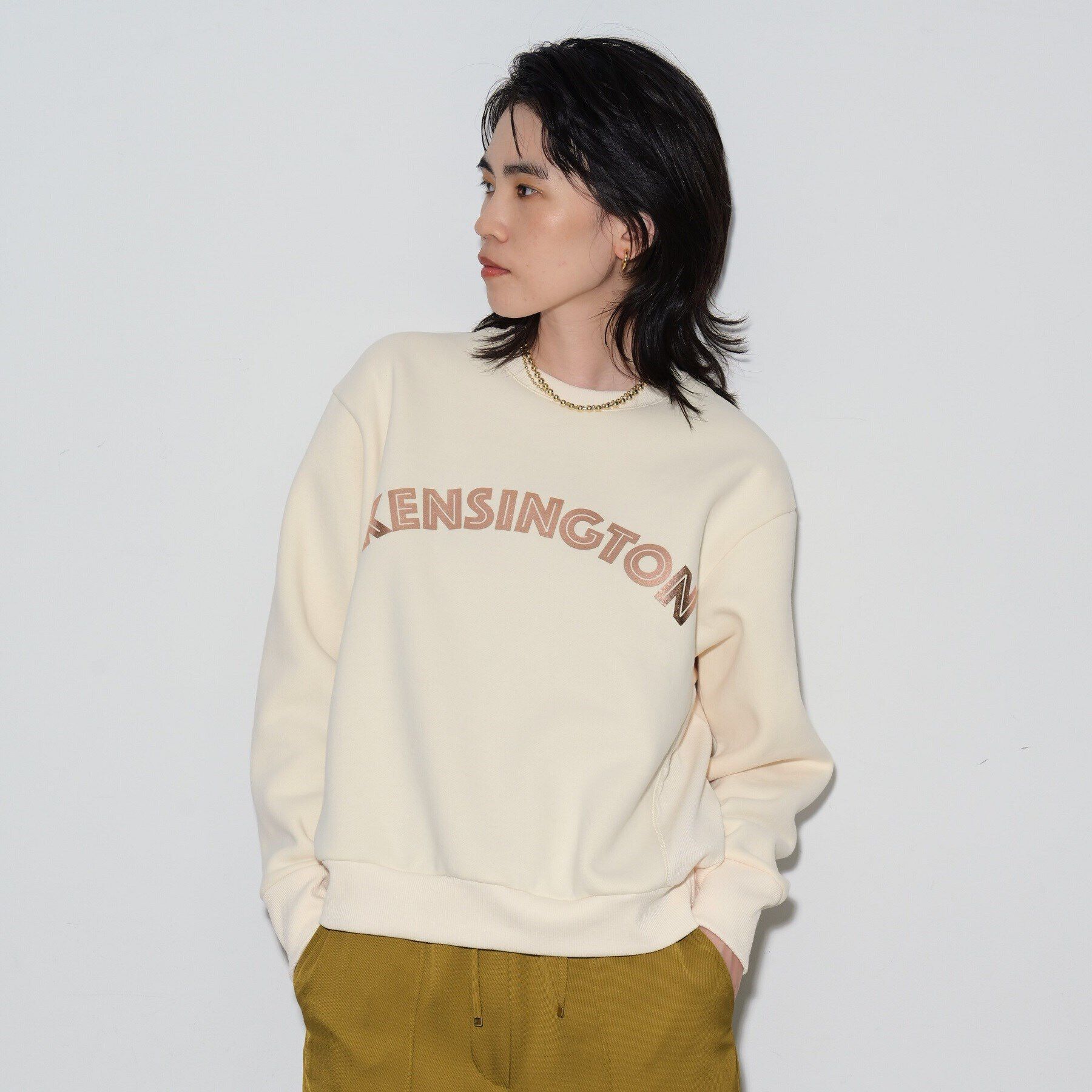 GALLEST「ロゴ裏毛トップス」|パーカー|ｵﾌﾎﾜｲﾄ(003)