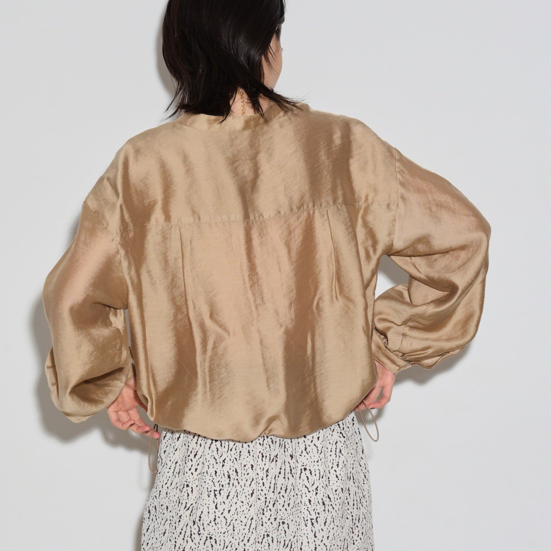 GALLEST「シアーローンブルゾンシャツ」|ブルゾン・スタジャン|