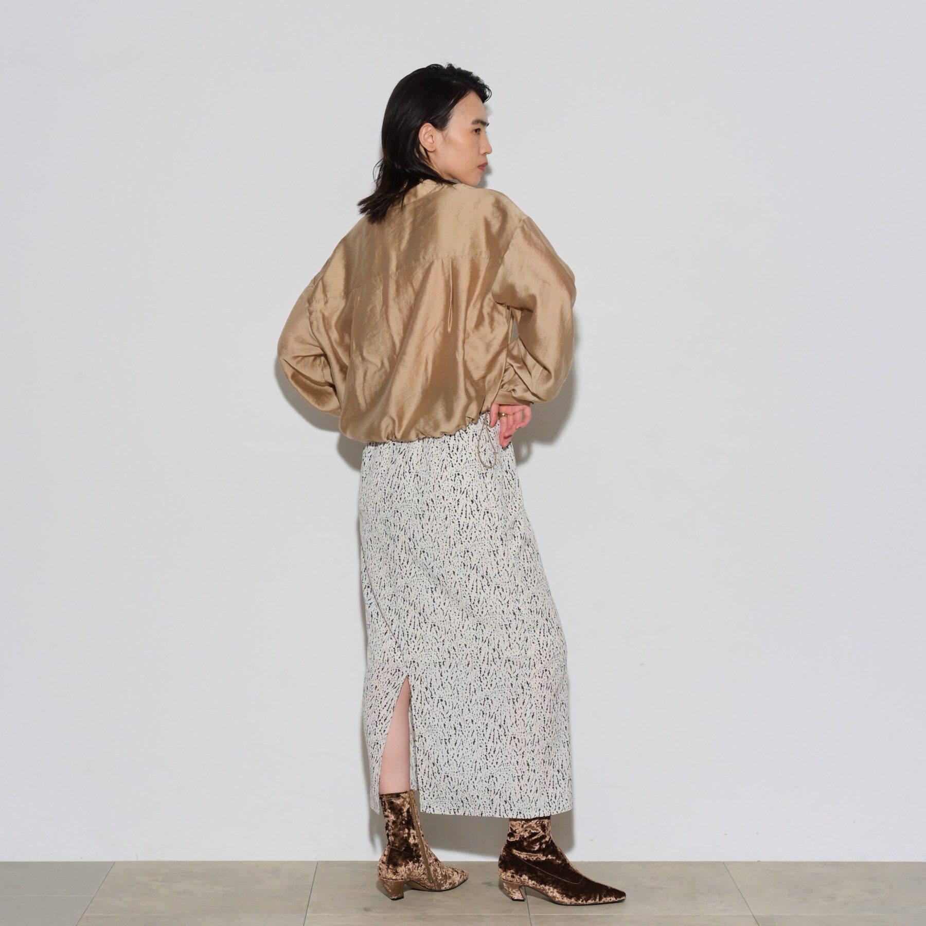 GALLEST「シアーローンブルゾンシャツ」|ブルゾン・スタジャン|