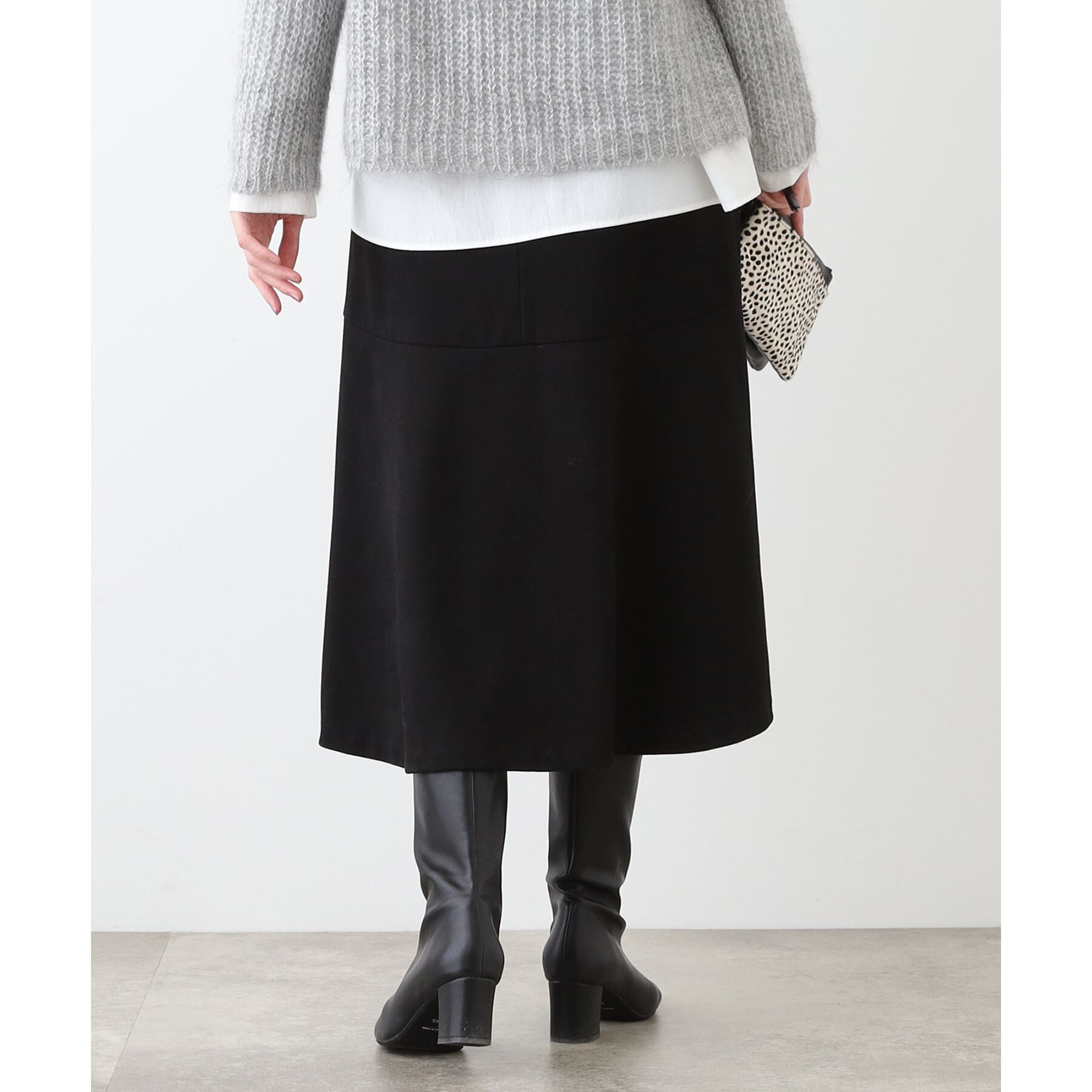 INDIVI「【洗える／UVケア】スエード調フレアスカート」|スカート|