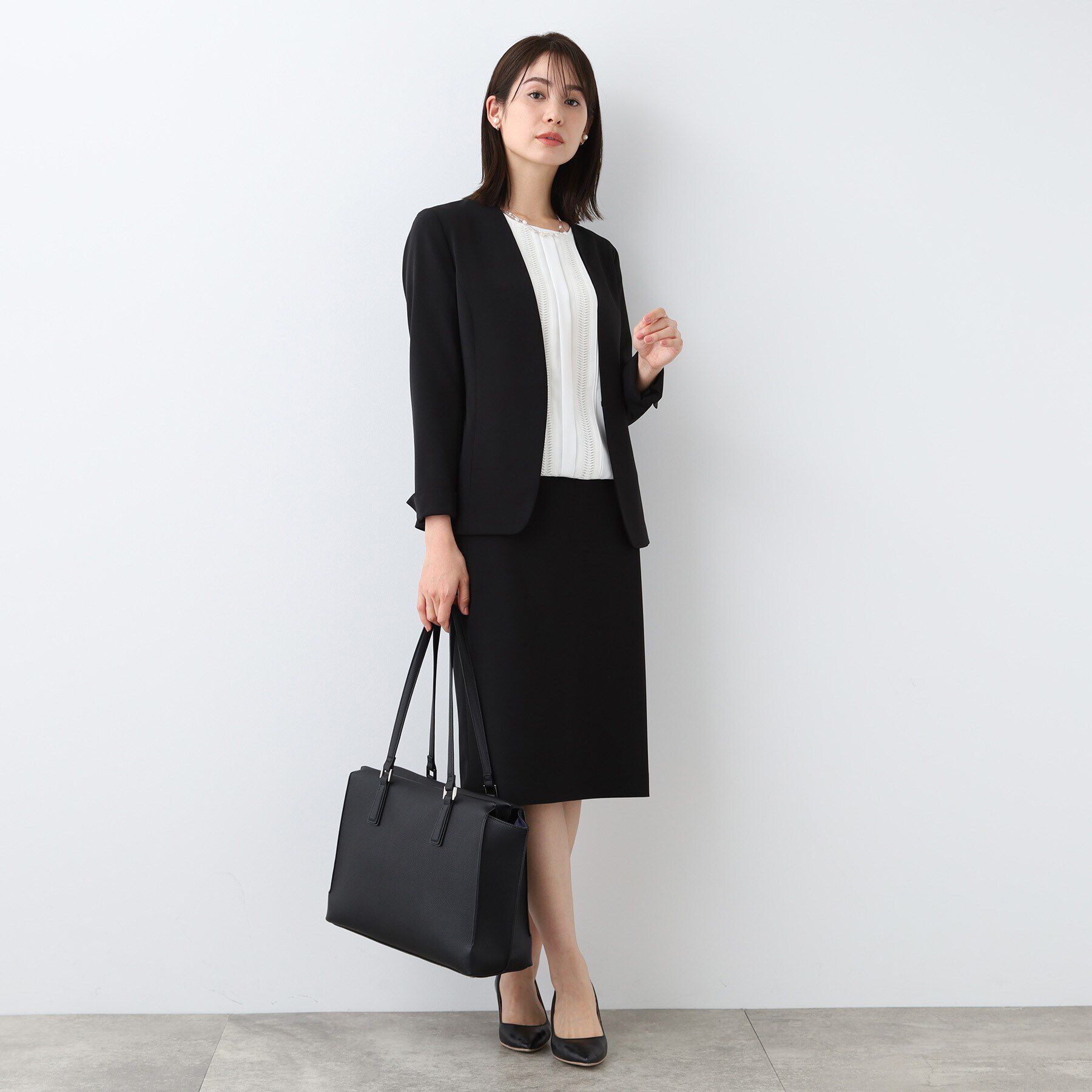 INDIVI「【洗える／UVケア】ピンタックブラウス」|シャツ・ブラウス|