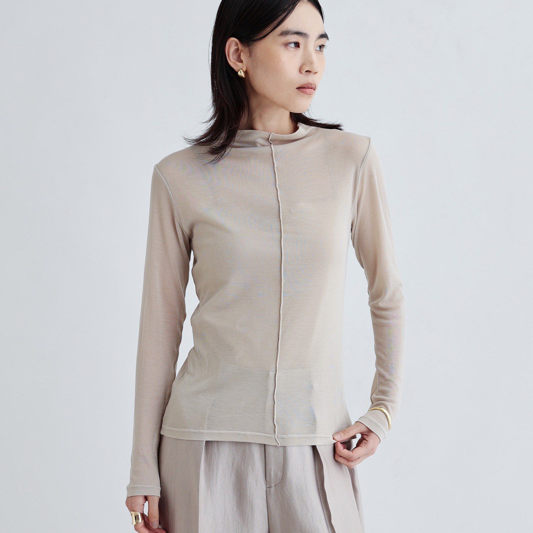 GALLEST「メロウラインシアートップス」|Tシャツ・カットソー|