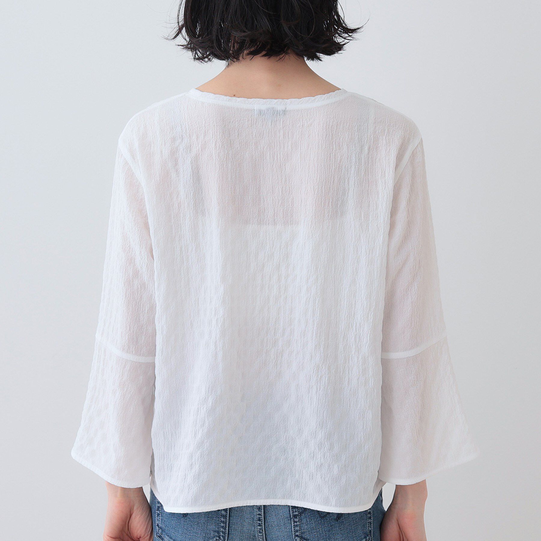 INDIVI「【2点セット／洗える】カセット服 キャミ＆ブラウス セットトップス」|その他|