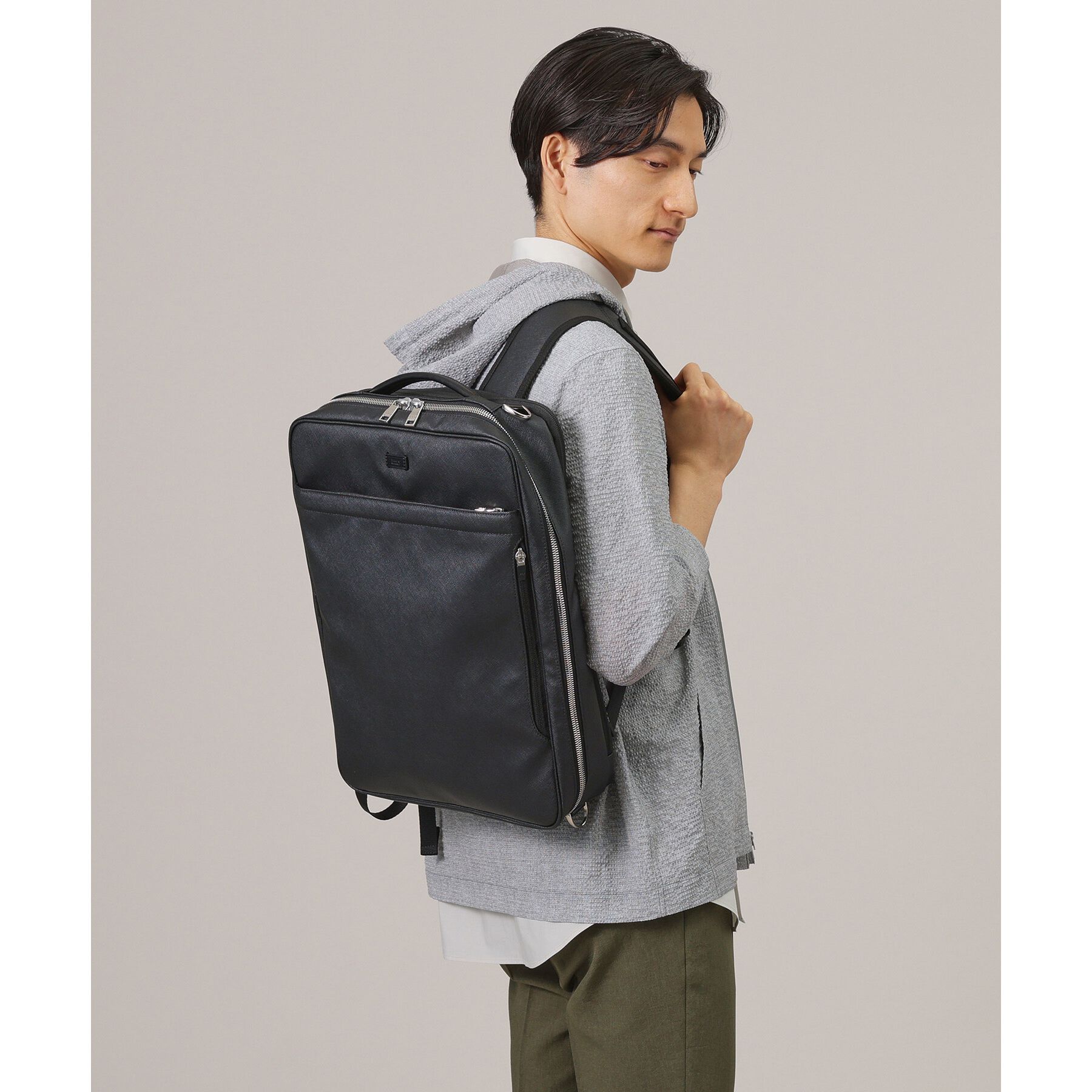 TAKEO KIKUCHI「【3WAY/PC対応】コーデュラ(R)コーティング バッグ」|リュック|