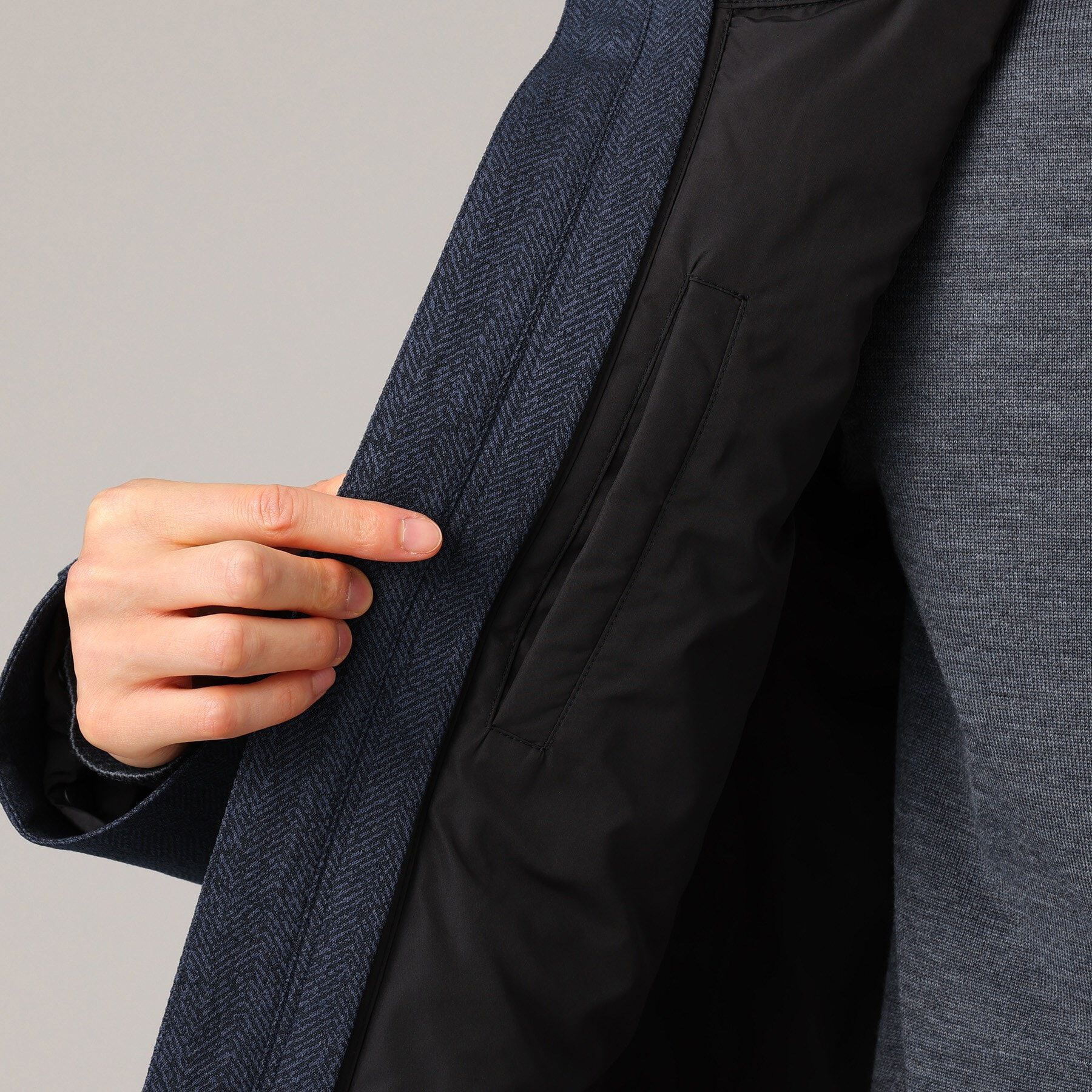 TAKEO KIKUCHI「【3WAY】ジャカードヘリンボン ダウンライナーブルゾン」|その他|