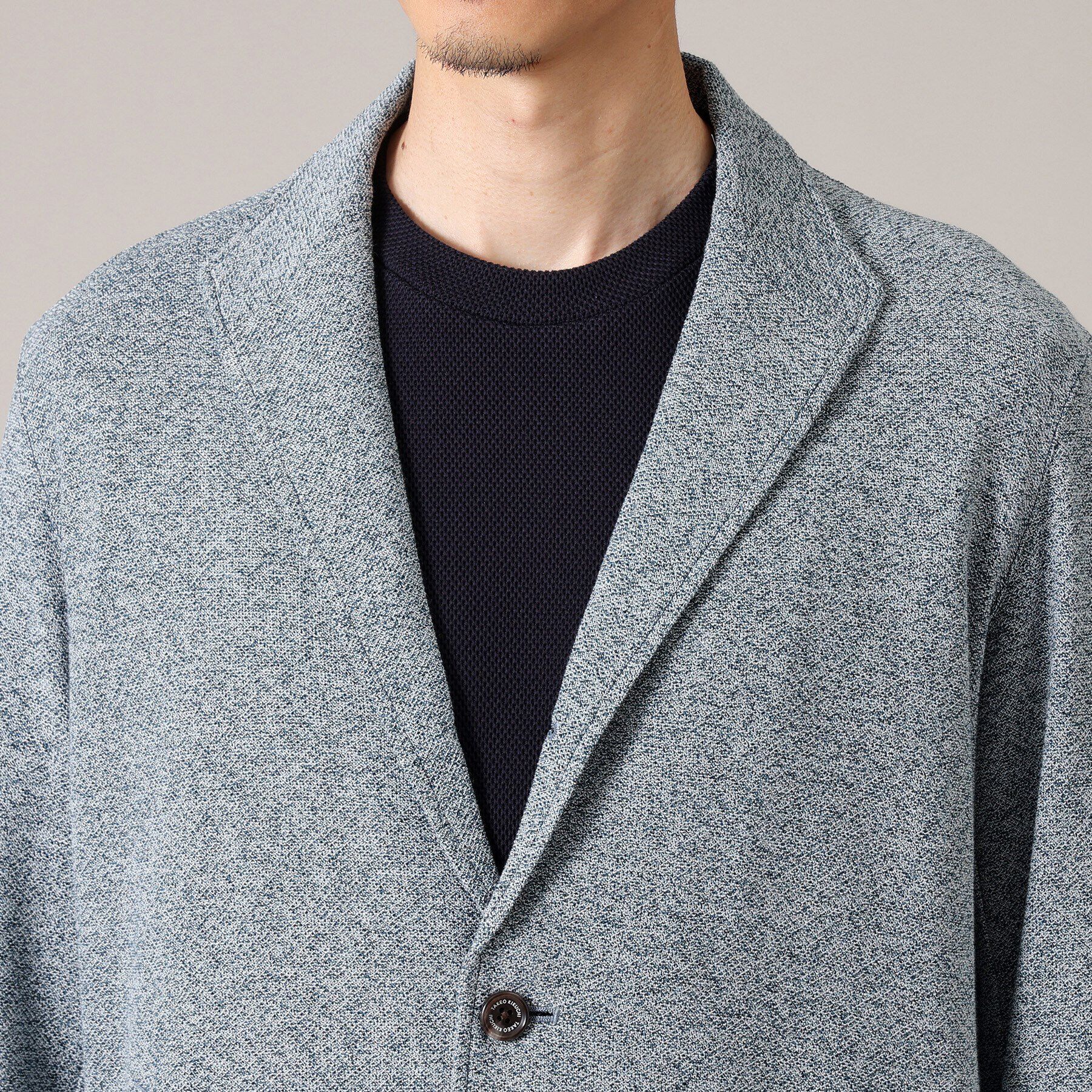 TAKEO KIKUCHI「【軽羽織/日本製】カネマサ メランジ 羽織ジャケット」|カーディガン|