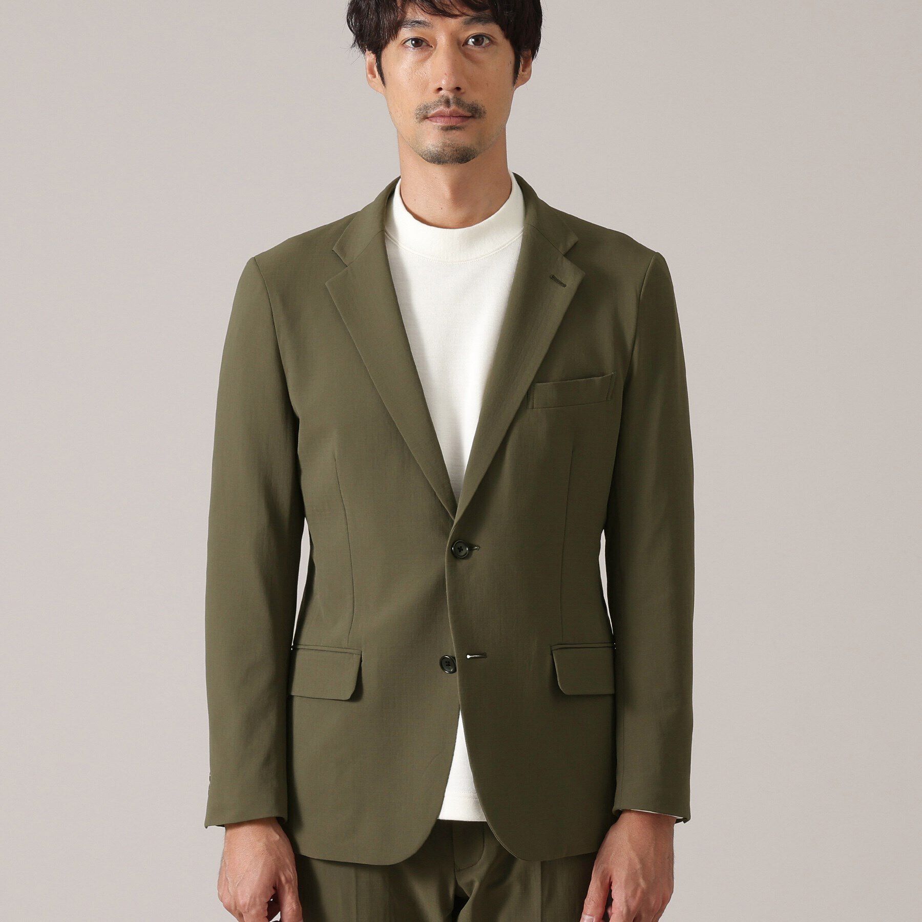 TAKEO KIKUCHI「【4WAYストレッチ】ストームフリース（R）ジャケット」|テーラードジャケット|