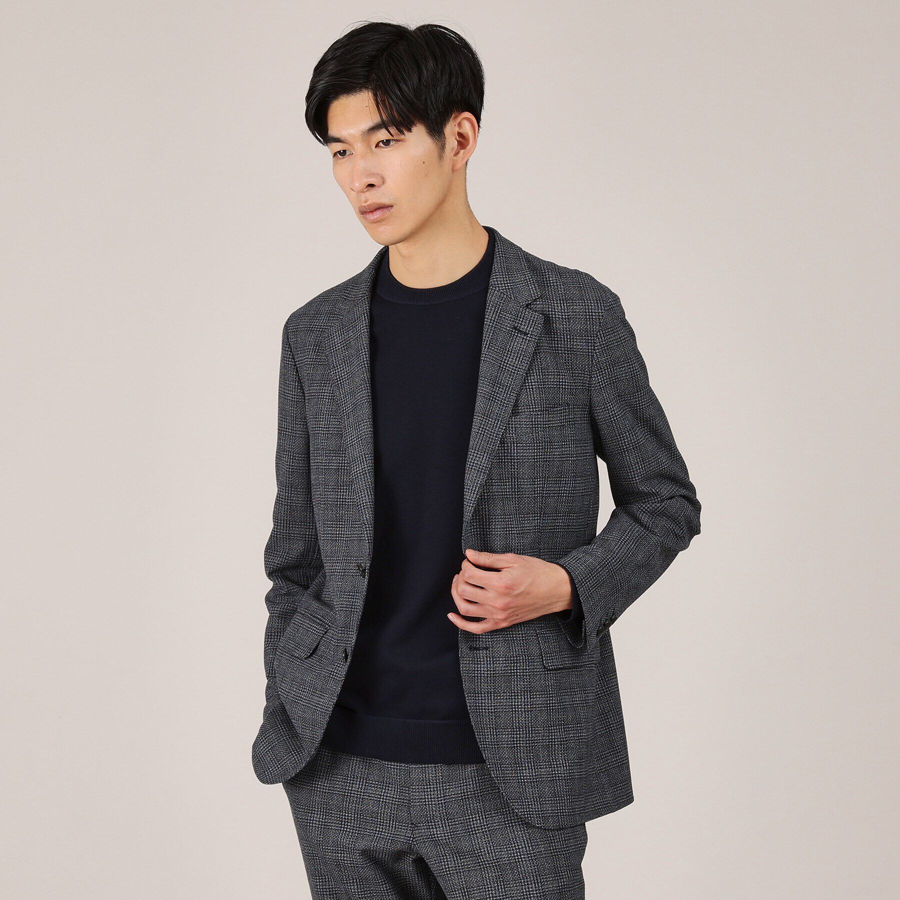 TAKEO KIKUCHI「【セットアップ対応】トリッチ(R)グレンチェック ジャケット」|テーラードジャケット|