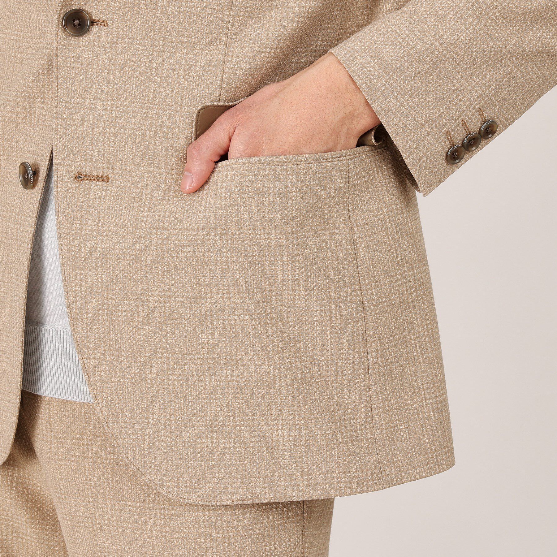 TAKEO KIKUCHI「【セットアップ対応】トリッチ(R)グレンチェック ジャケット」|テーラードジャケット|