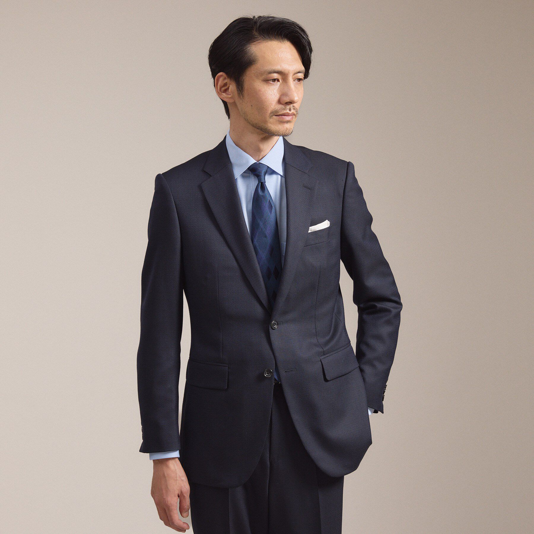 TAKEO KIKUCHI「【縁起の良いネクタイ】PNJシャドーアーガイル」|ネクタイ・蝶ネクタイ|