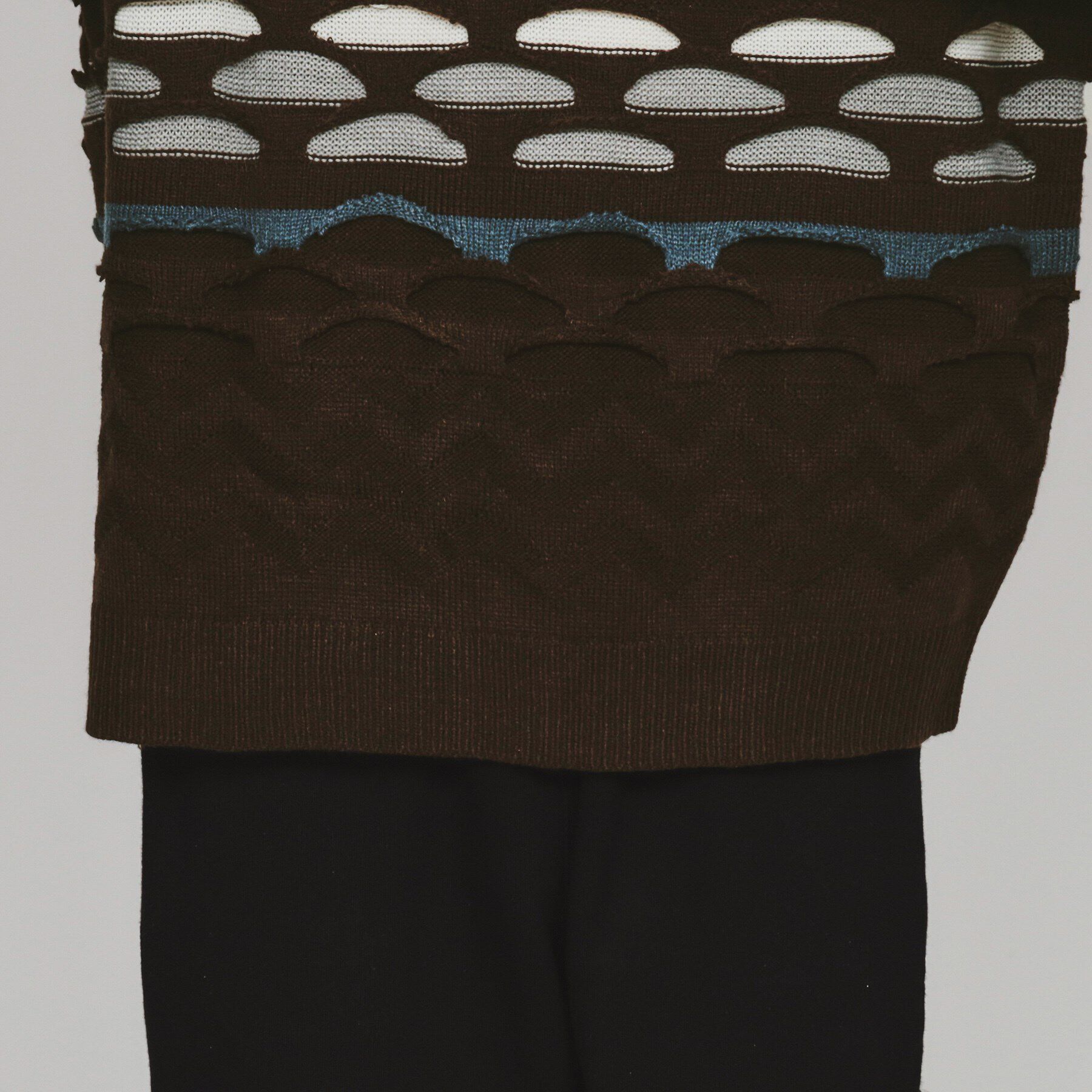 tk.TAKEO KIKUCHI「クージー柄ニットプルオーバー」|ニット・セーター|