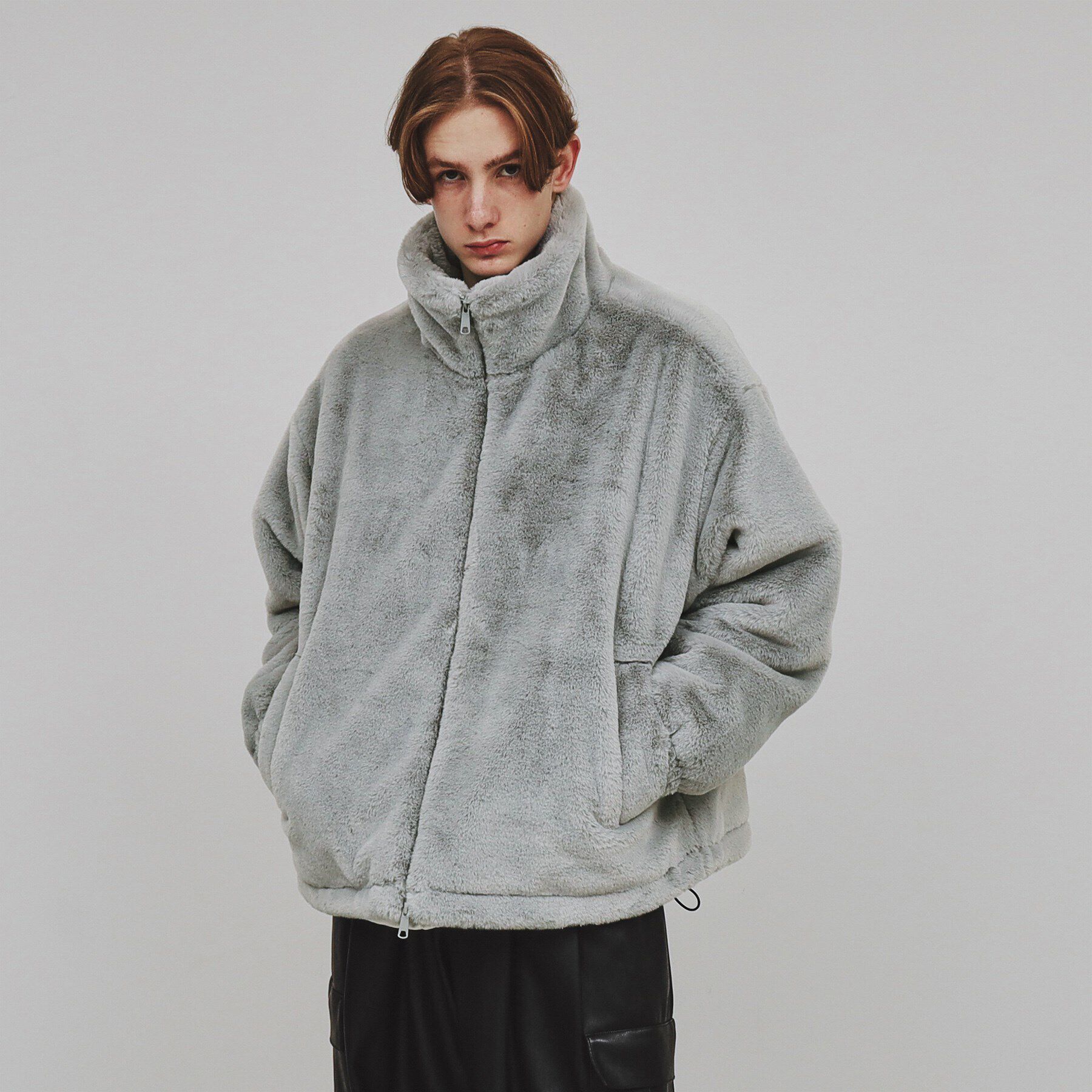 tk.TAKEO KIKUCHI「スタンドフェイクファーブルゾン」|ブルゾン・スタジャン|