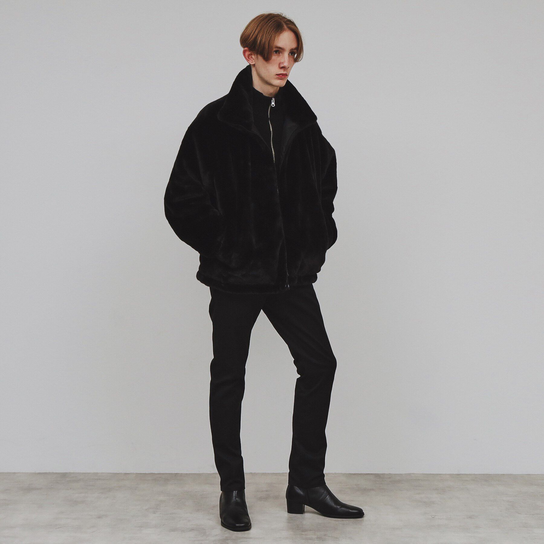 tk.TAKEO KIKUCHI「スタンドフェイクファーブルゾン」|ブルゾン・スタジャン|