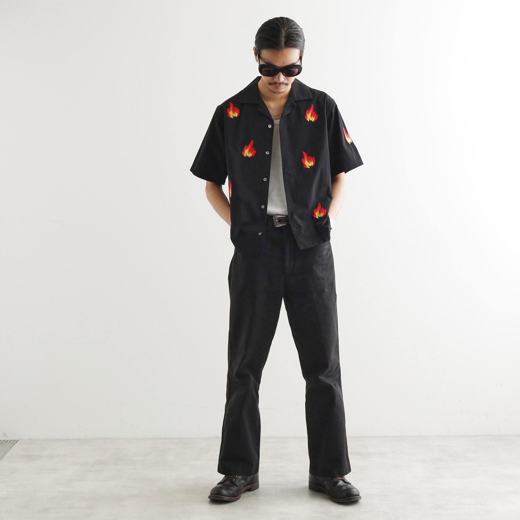 tk.TAKEO KIKUCHI「K&rsquo;PJT by AYUTA 『炎刺繍シャツ』」|シャツ・ブラウス|