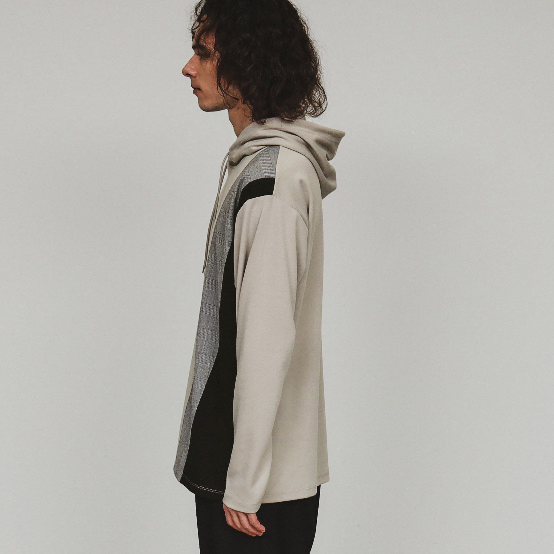 tk.TAKEO KIKUCHI「ストライプ切替ポンチパーカ」|パーカー|