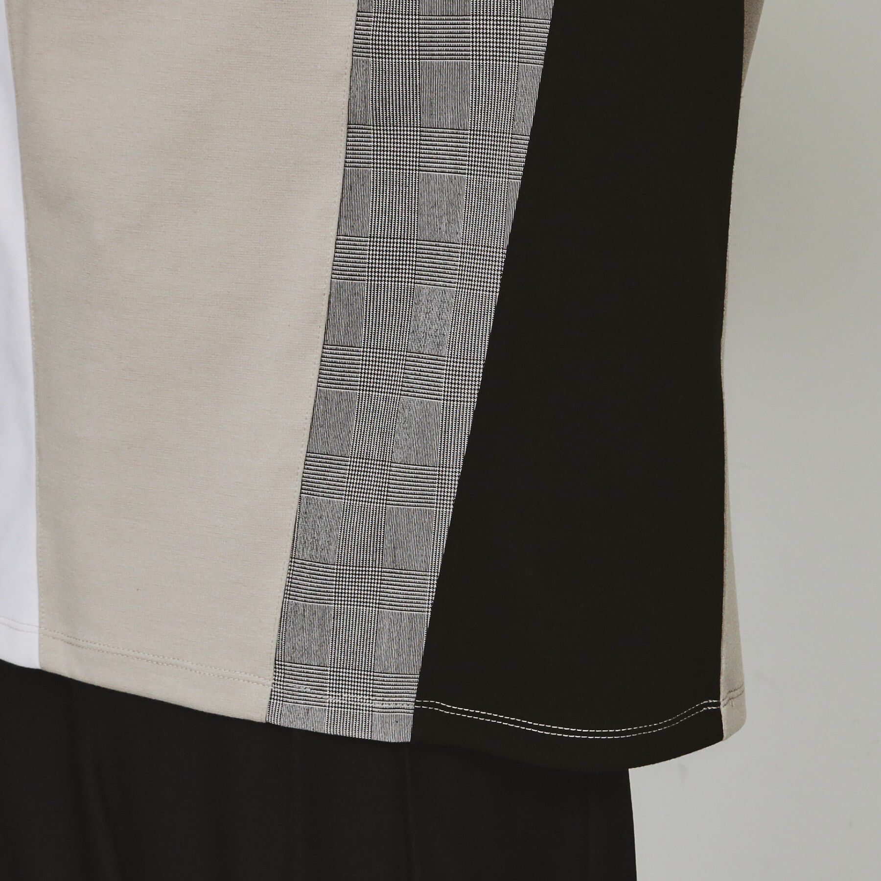 tk.TAKEO KIKUCHI「ストライプ切替ポンチパーカ」|パーカー|