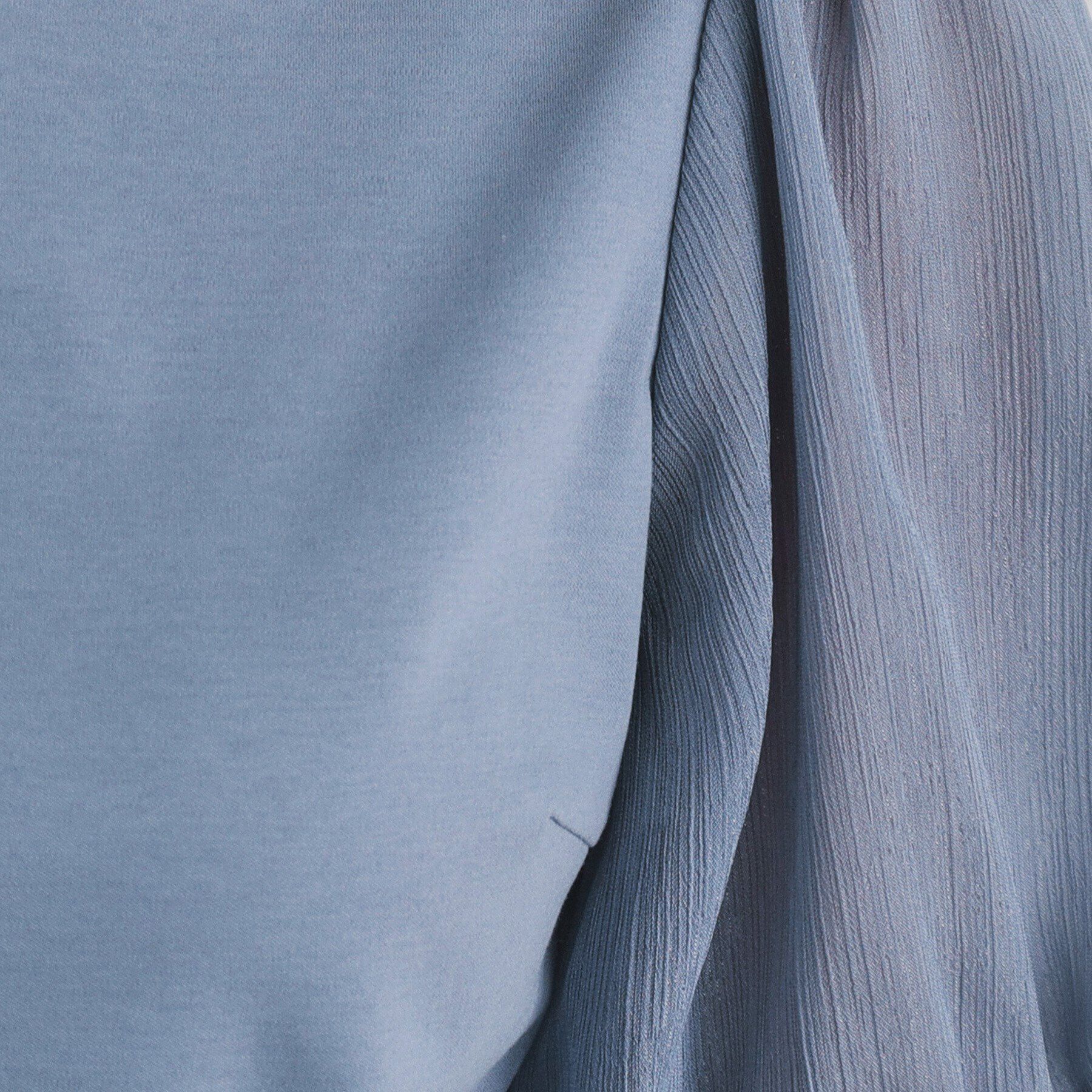 index「シアースリーブハートネックトップス【洗濯機洗い可】」|Tシャツ・カットソー|