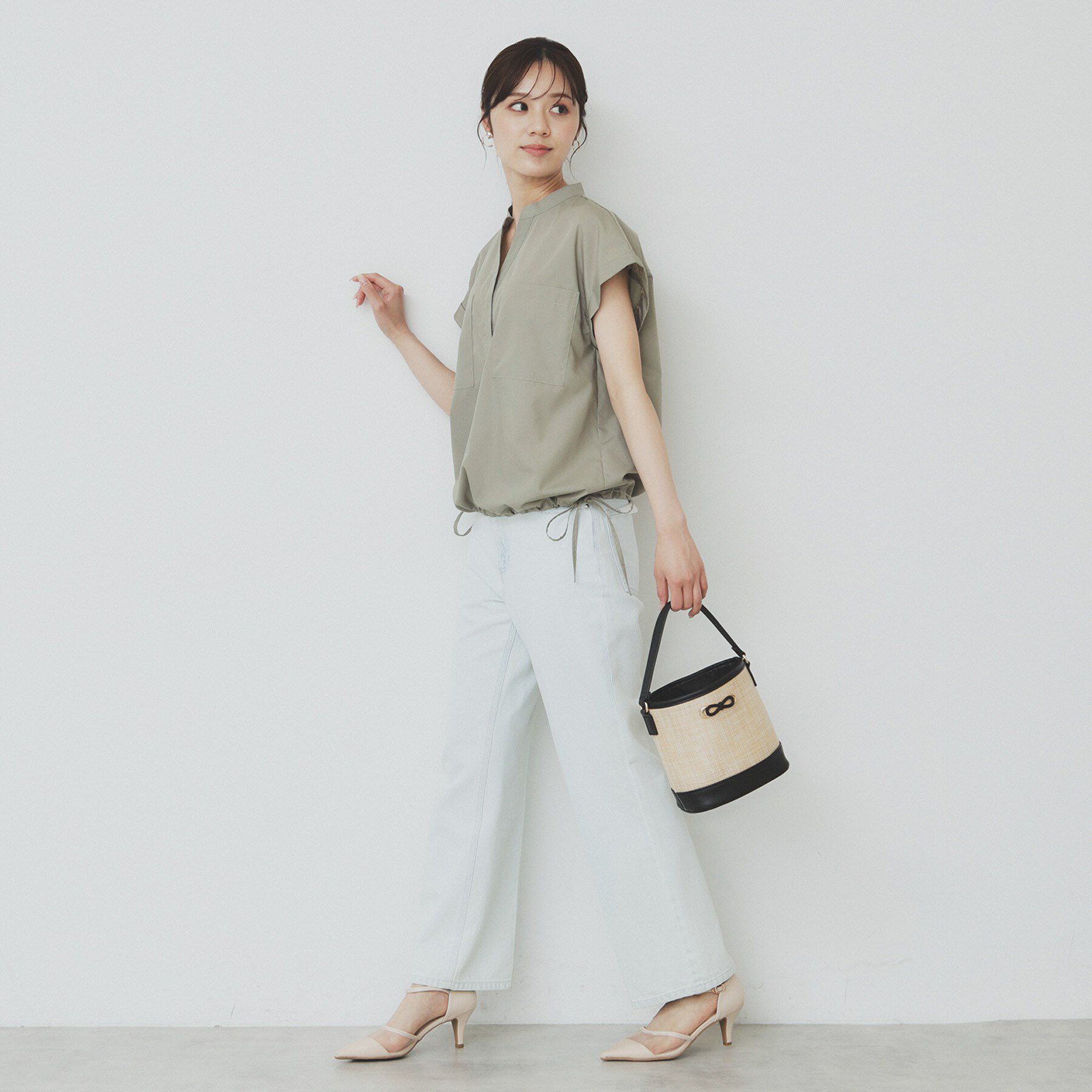 index「ダブルポケットスキッパーシャツ【洗濯機洗い可/イージーアイロン】」|シャツ・ブラウス|