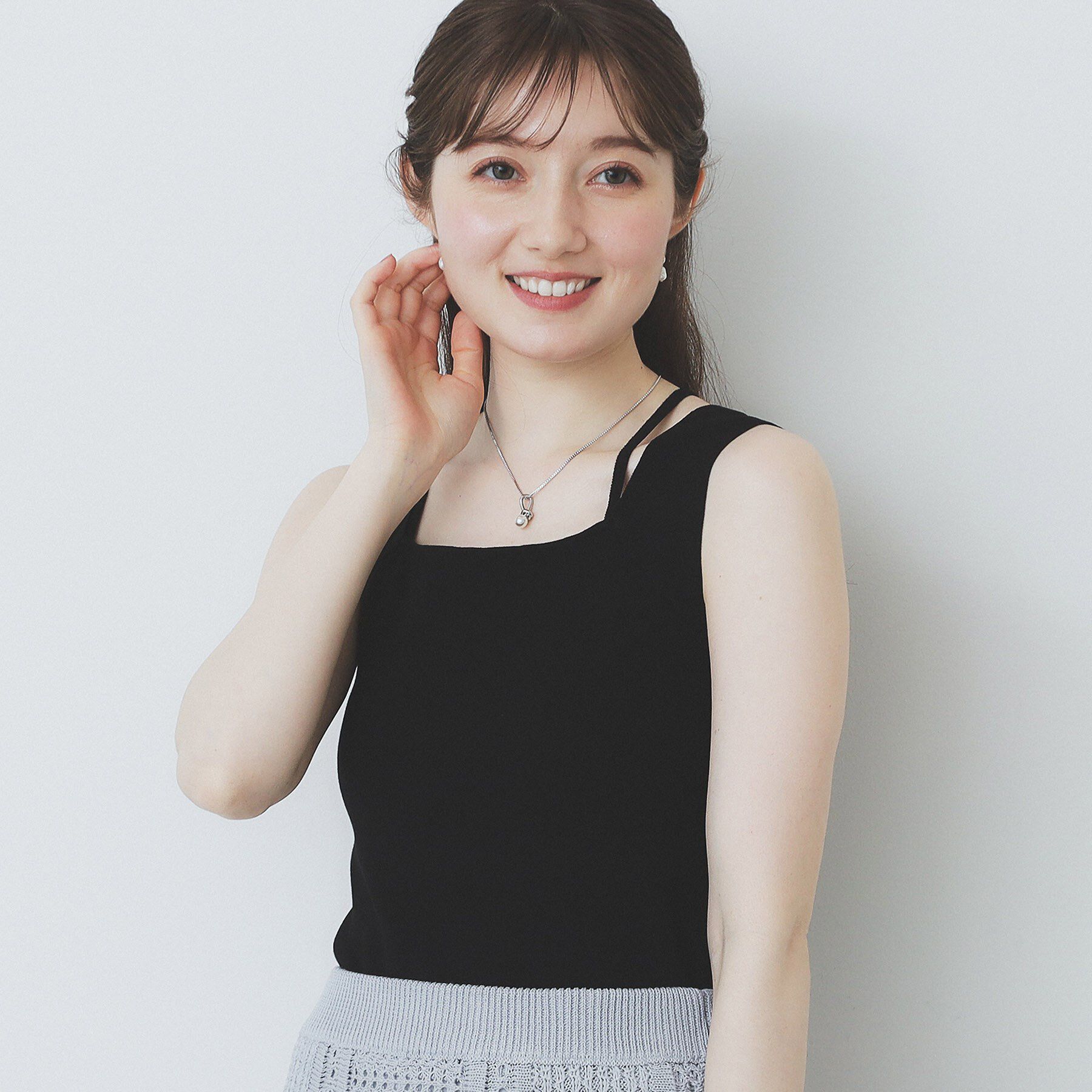 index「スクエアネックニットタンク【洗濯機洗い可】」|キャミソール|