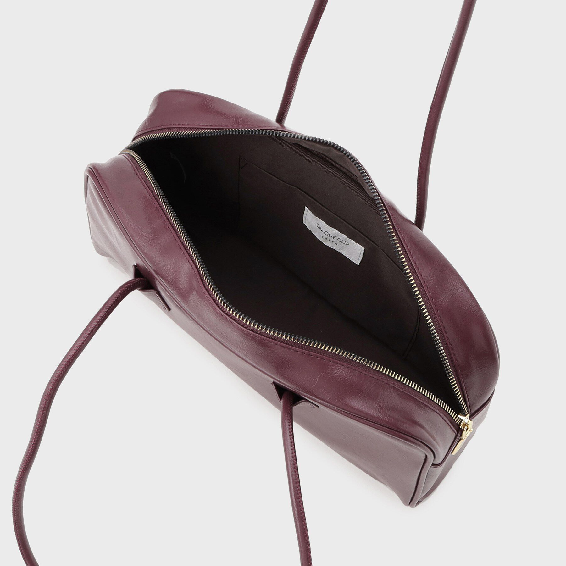 OPAQUE.CLIP「オイル調合皮ワイドボストンバッグ」|ボストンバッグ|