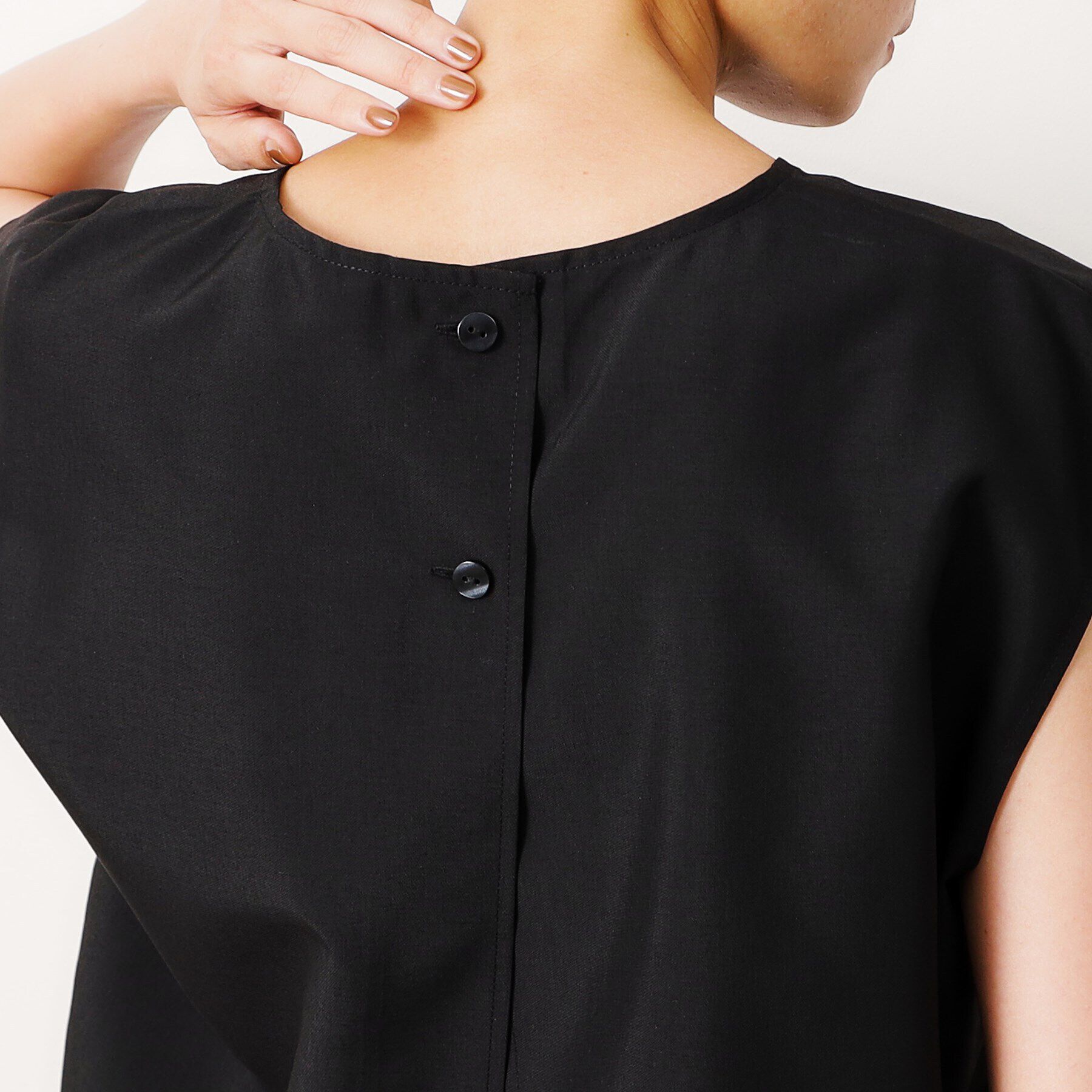 OPAQUE.CLIP「リネンライクオールインワン【洗濯機洗い可】」|オールインワン|