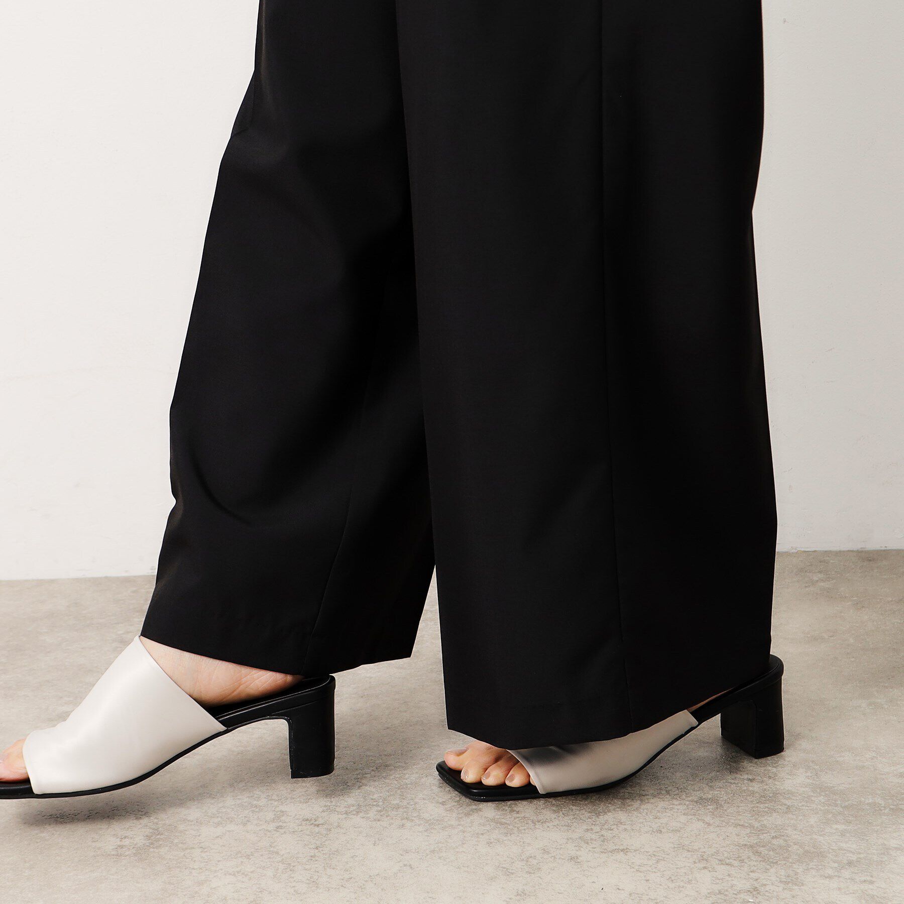 OPAQUE.CLIP「リネンライクオールインワン【洗濯機洗い可】」|オールインワン|