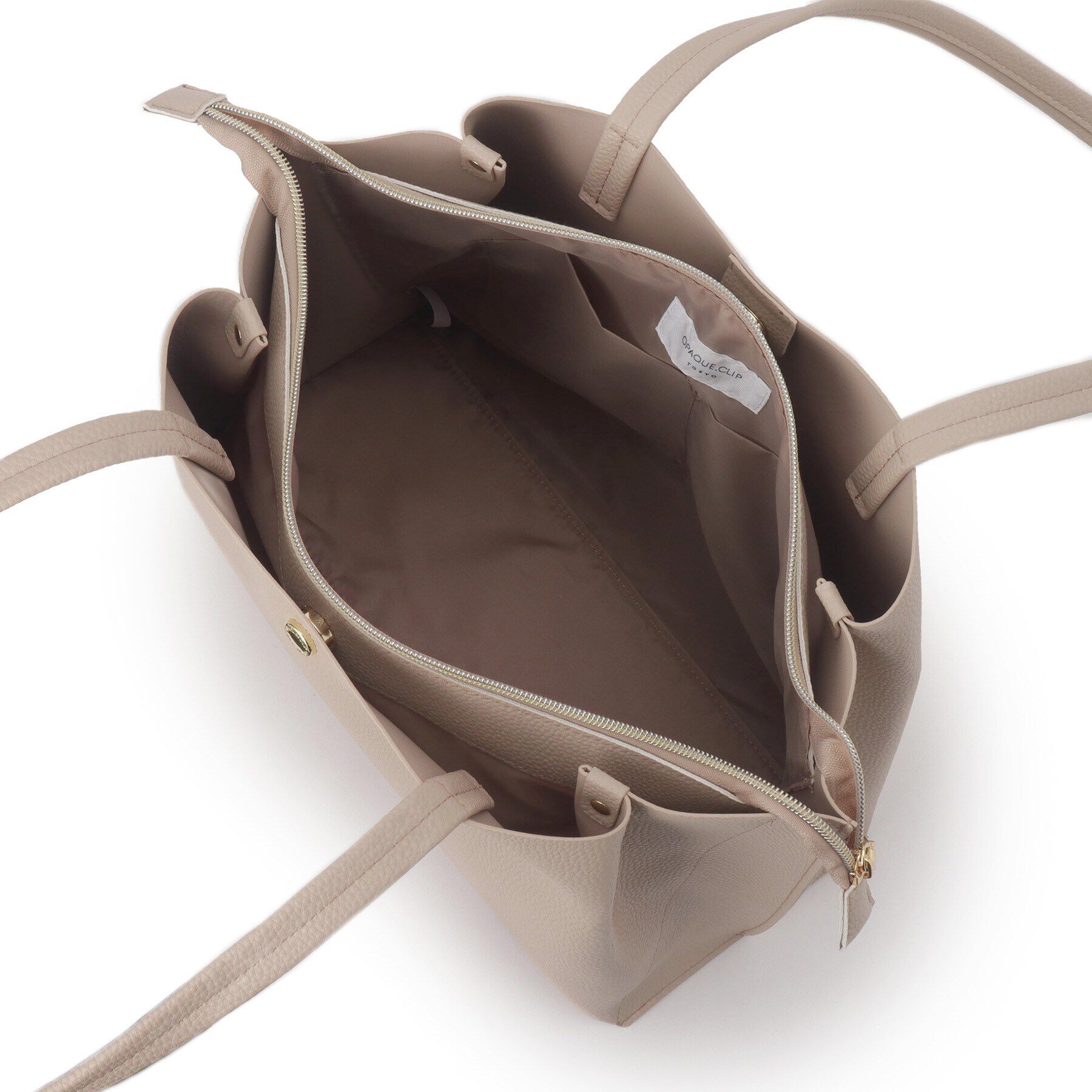 OPAQUE.CLIP「【軽量／A4サイズ対応】シュリンク合皮3層トートバッグ」|トートバッグ|