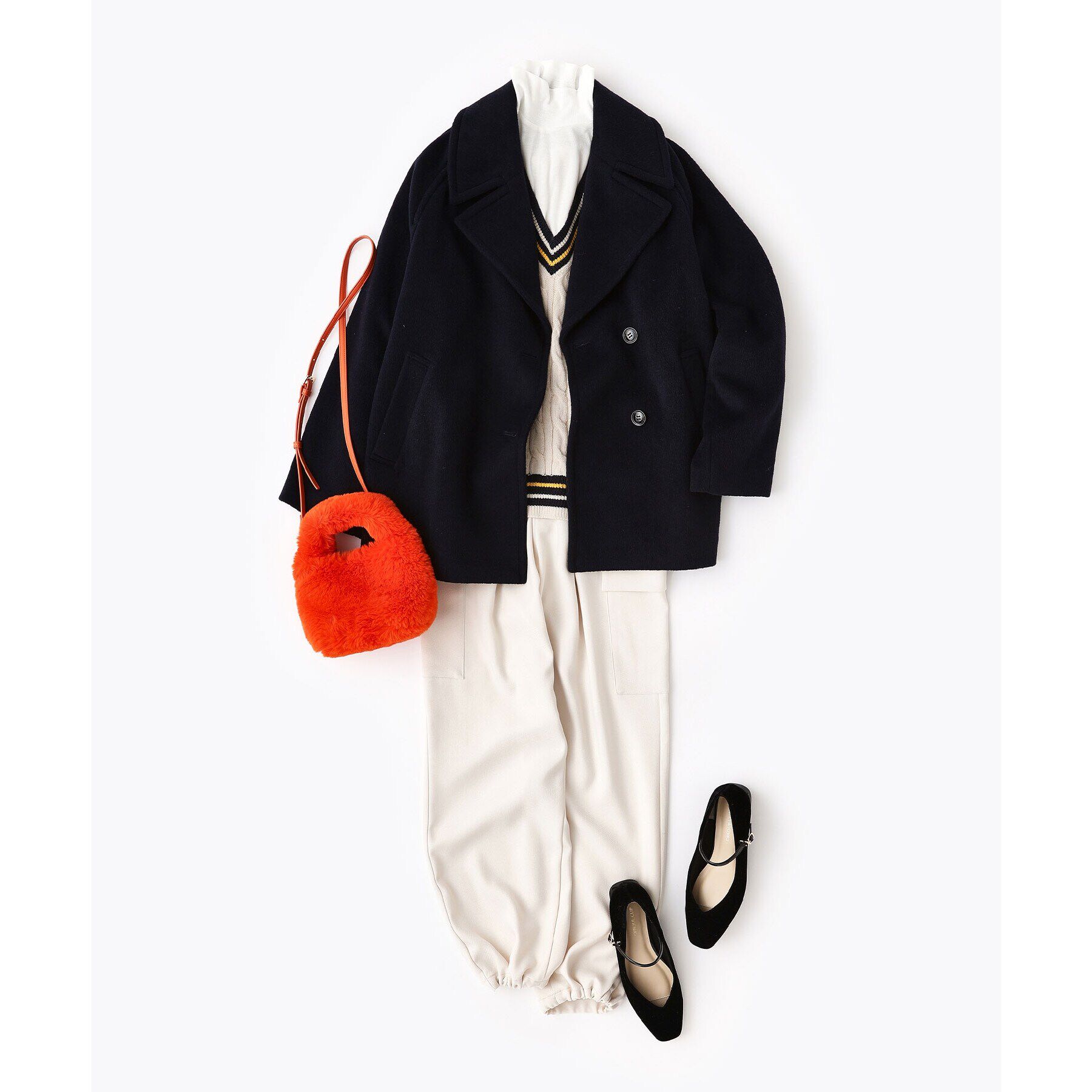 OPAQUE.CLIP「【抗菌防臭加工／長さ調整可能】ベロアメリージェーン」|パンプス|