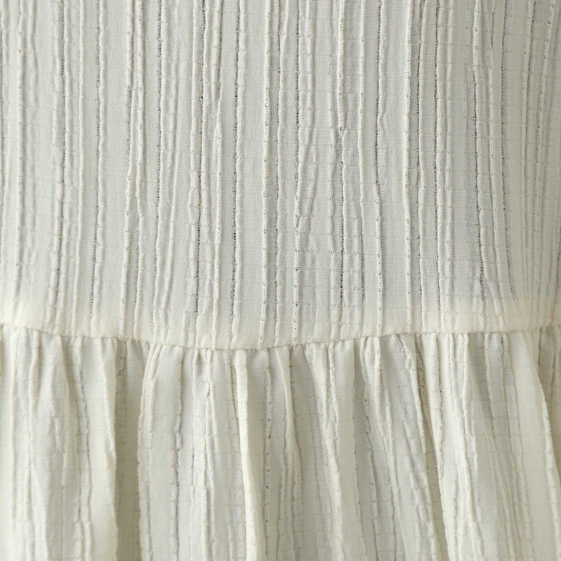 OPAQUE.CLIP「ジャカードペプラムブラウス【洗濯機洗い可】」|シャツ・ブラウス|