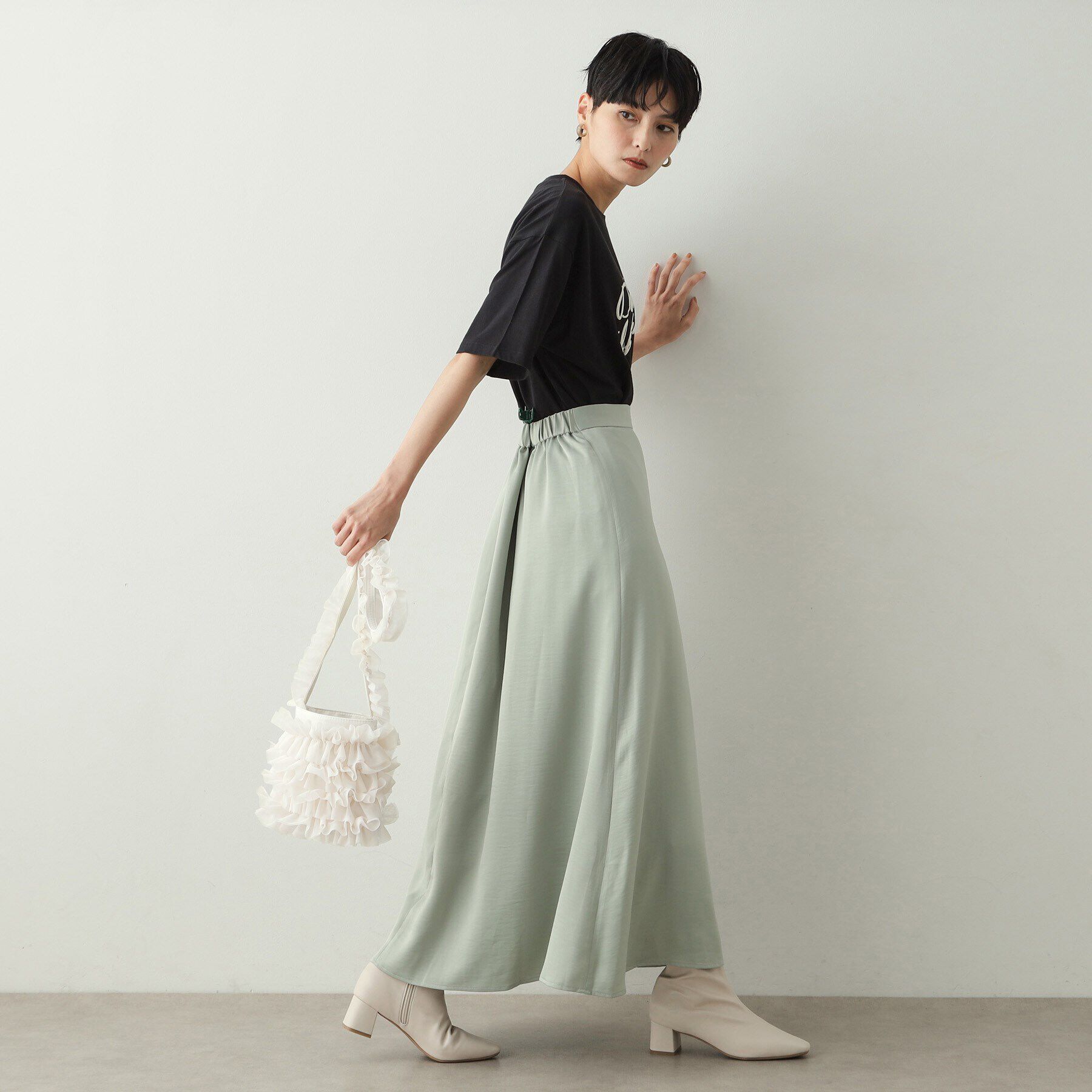 OPAQUE.CLIP「チュールフリルミニショルダーバッグ」|ショルダー・メッセンジャー|