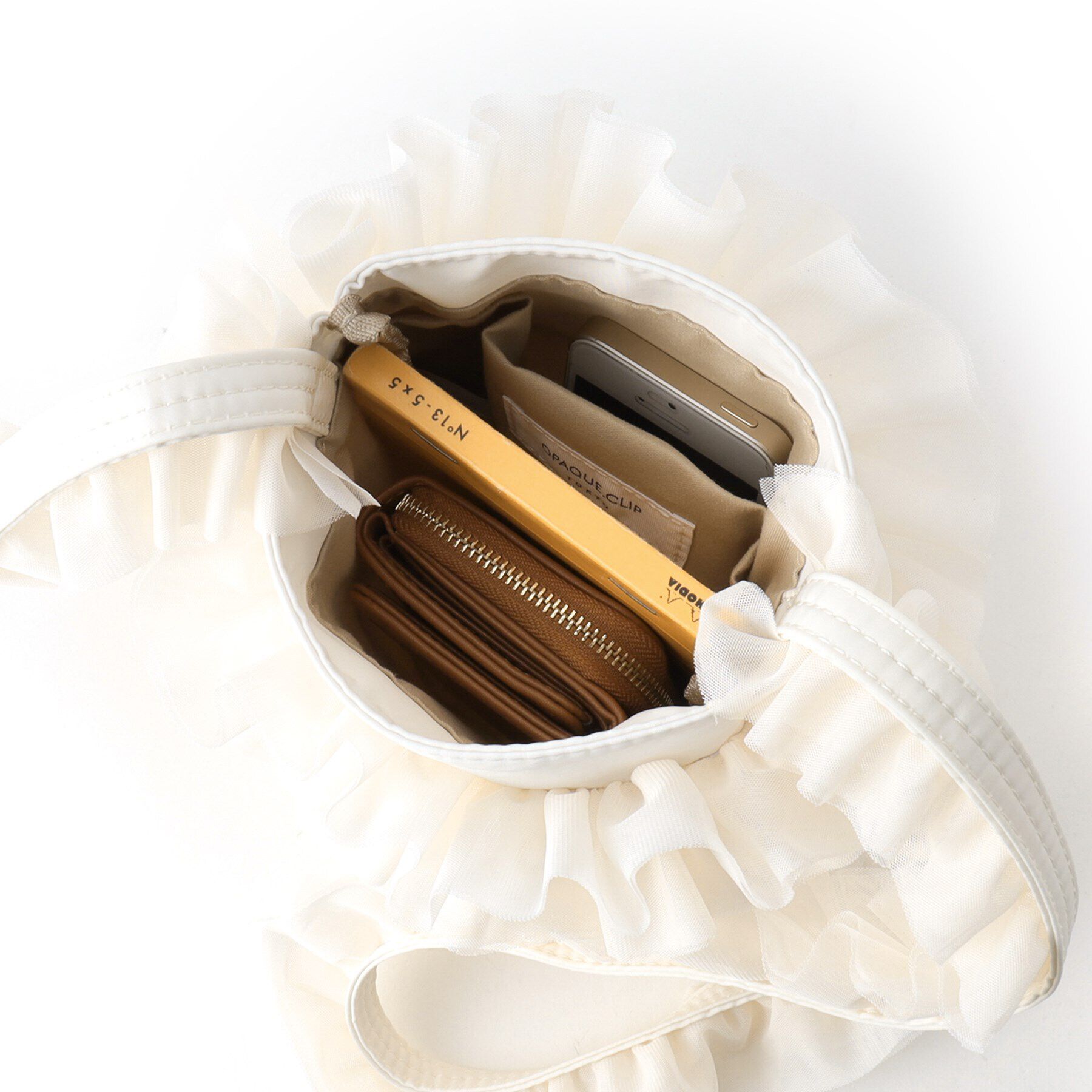 OPAQUE.CLIP「チュールフリルミニショルダーバッグ」|ショルダー・メッセンジャー|