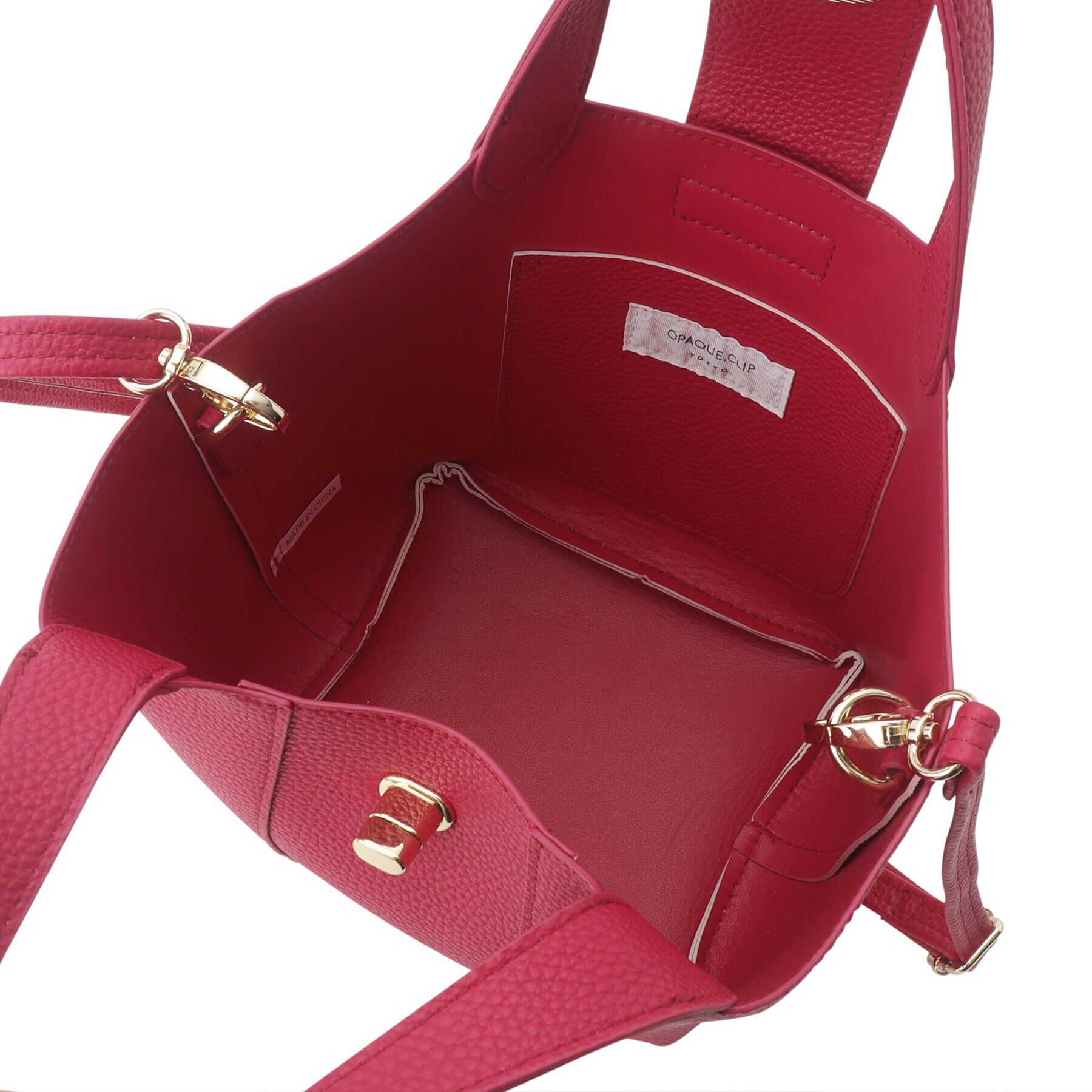 OPAQUE.CLIP「【2WAY】フロントひねりデザイントートバッグ」|トートバッグ|