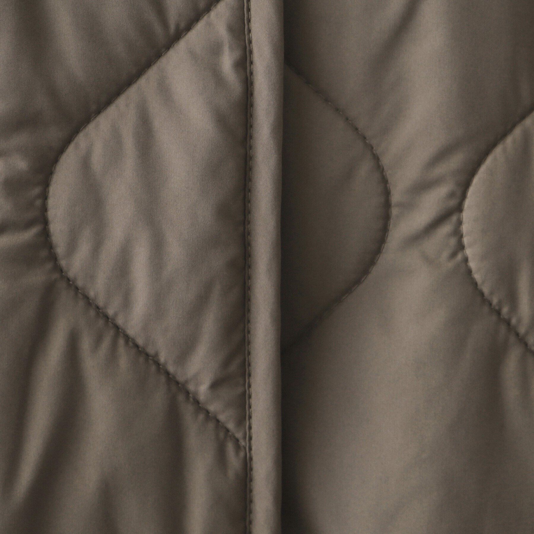 OPAQUE.CLIP「《リバーシブル》キルティング&times;フェイクファージャケット【洗濯機洗い可】」|ノーカラーコート|