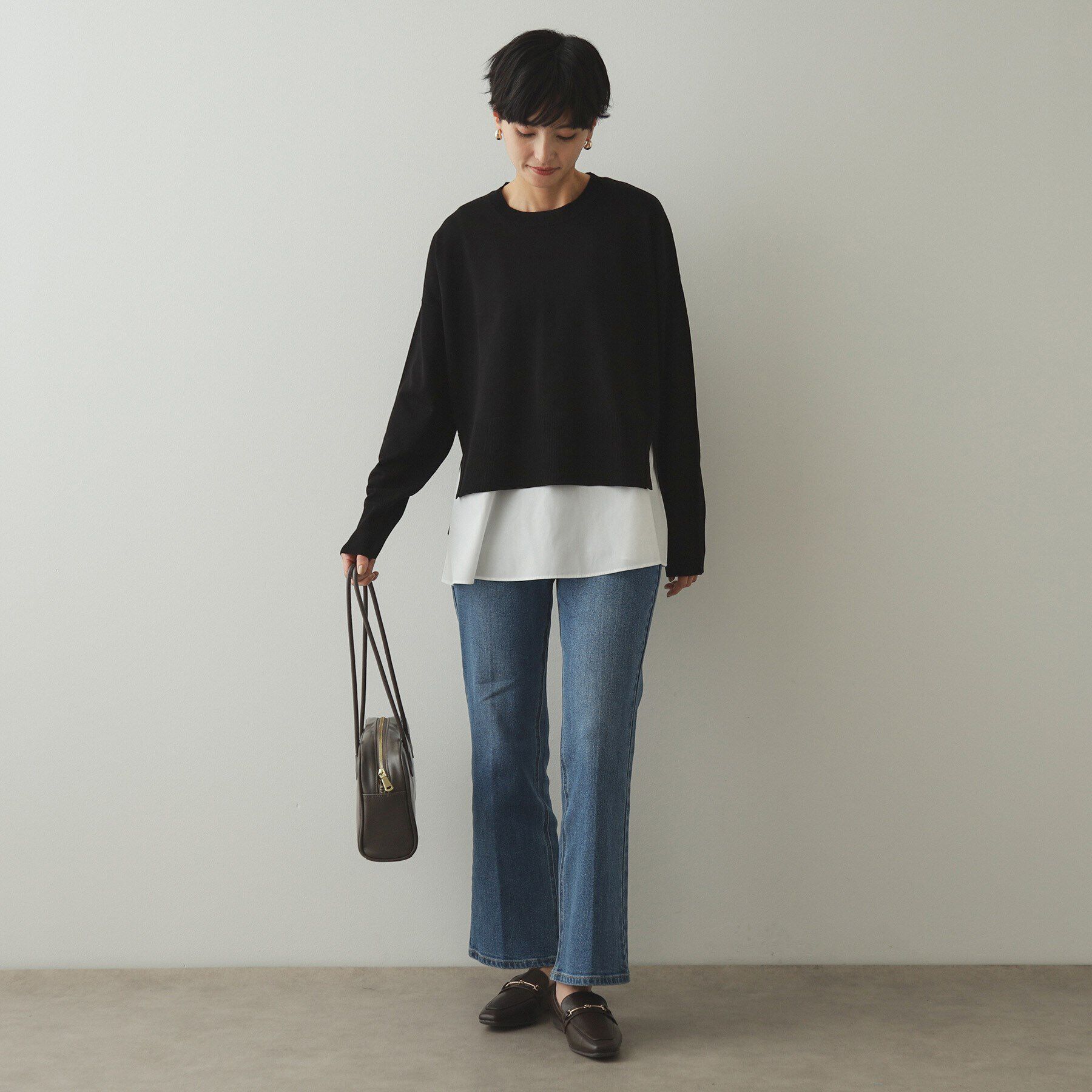 OPAQUE.CLIP「《ツインセット》リラクシーニット&times;ドッキングタンク【洗濯機洗い可】」|その他|