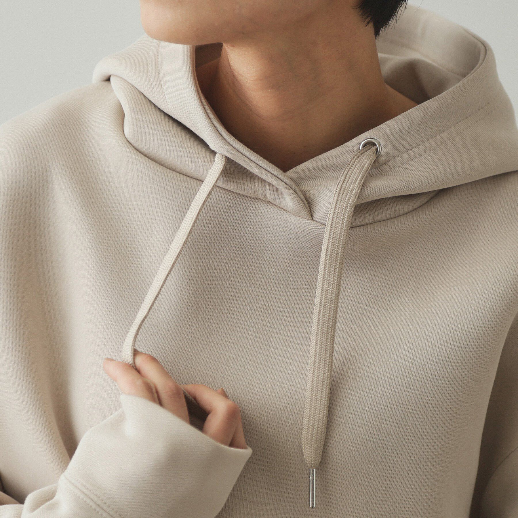 OPAQUE.CLIP「ショートフーディ/セットアップ対応【洗濯機洗い可】」|パーカー|