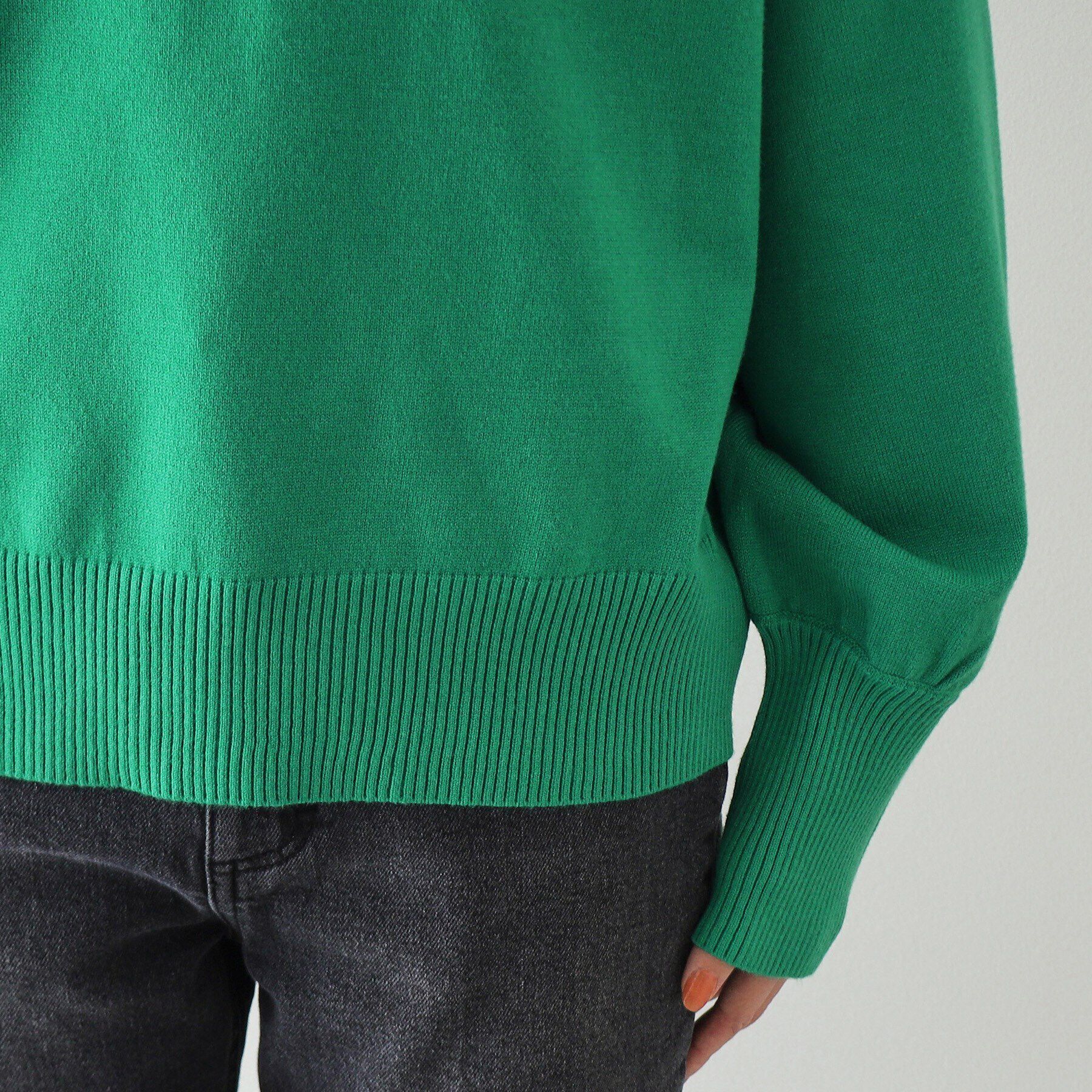 OPAQUE.CLIP「フーディニットプルオーバー【洗濯機洗い可】」|ニット・セーター|