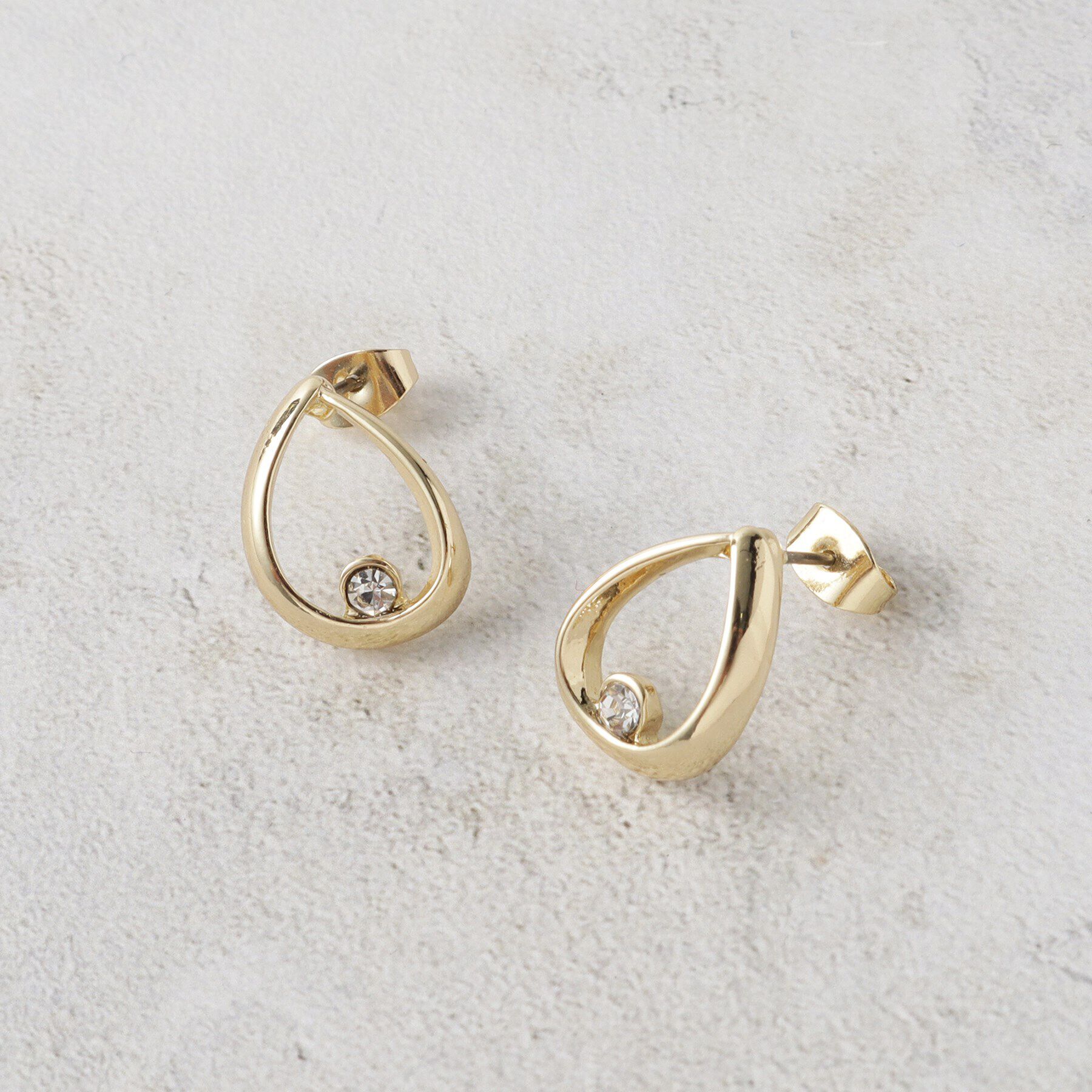 OPAQUE.CLIP「ビジュー&times;メタルピアス」|ピアス|ゴールド(007)