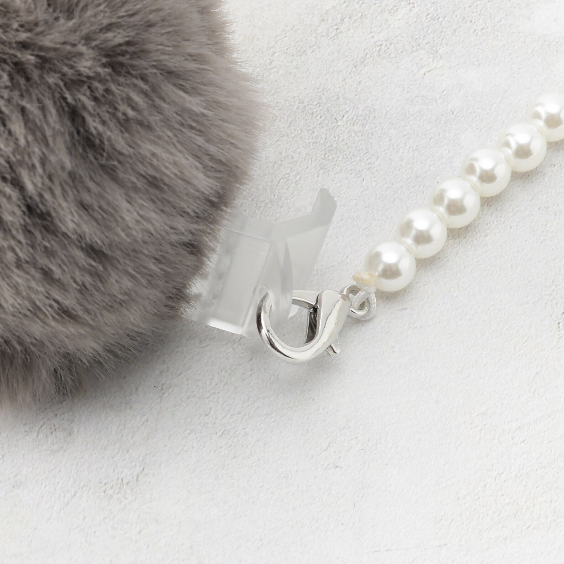 OPAQUE.CLIP「フェイクファーストラップチャーム」|ストラップ|