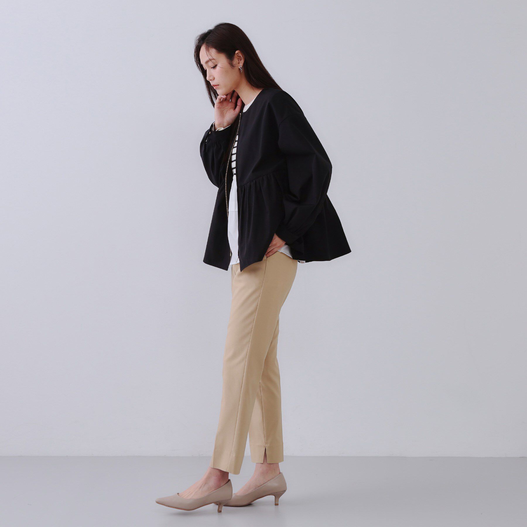 OPAQUE.CLIP「《S-LLsize》ハイストレッチイージースティックパンツ【洗濯機洗い可】」|その他|