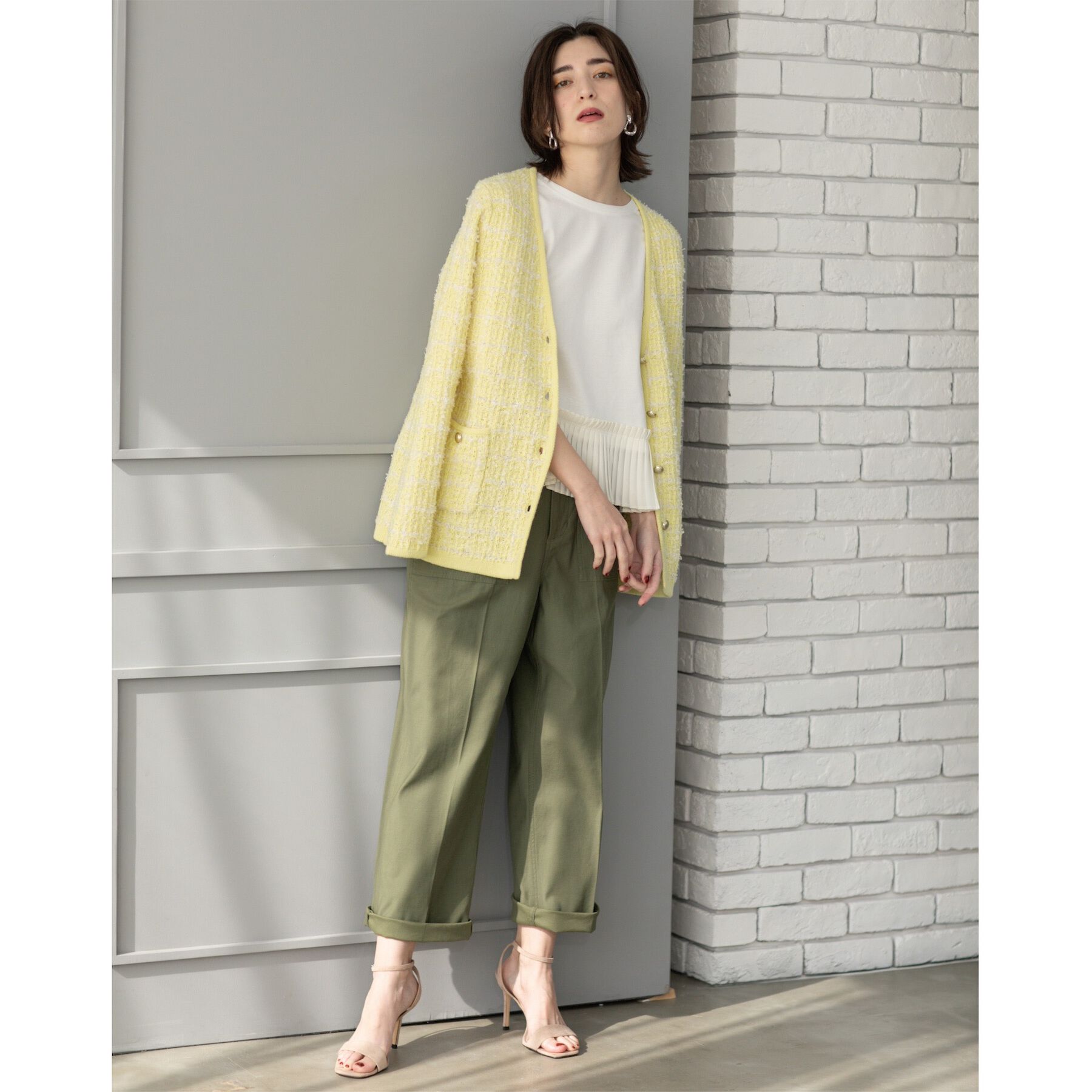 OPAQUE.CLIP「《S-LLサイズ》ストレッチベイカーワイドパンツ【洗濯機洗い可】」|その他|