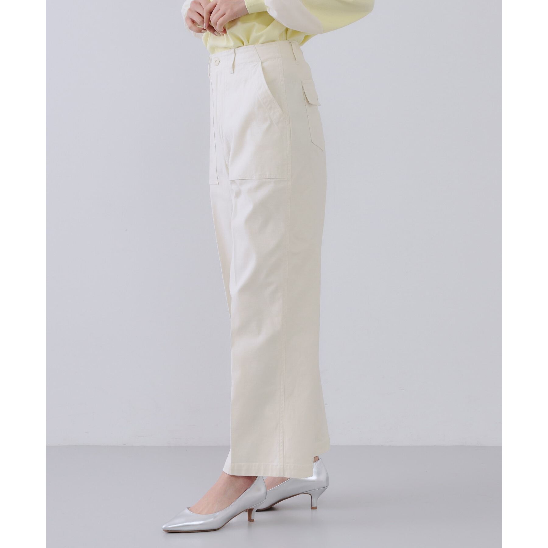 OPAQUE.CLIP「《S-LLサイズ》ストレッチベイカーワイドパンツ【洗濯機洗い可】」|その他|