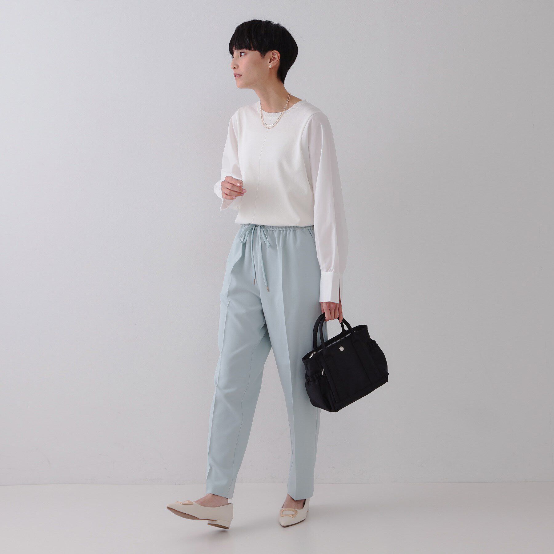 OPAQUE.CLIP「【軽量／撥水加工／2WAY】マルチポケットミニトートバッグ」|トートバッグ|