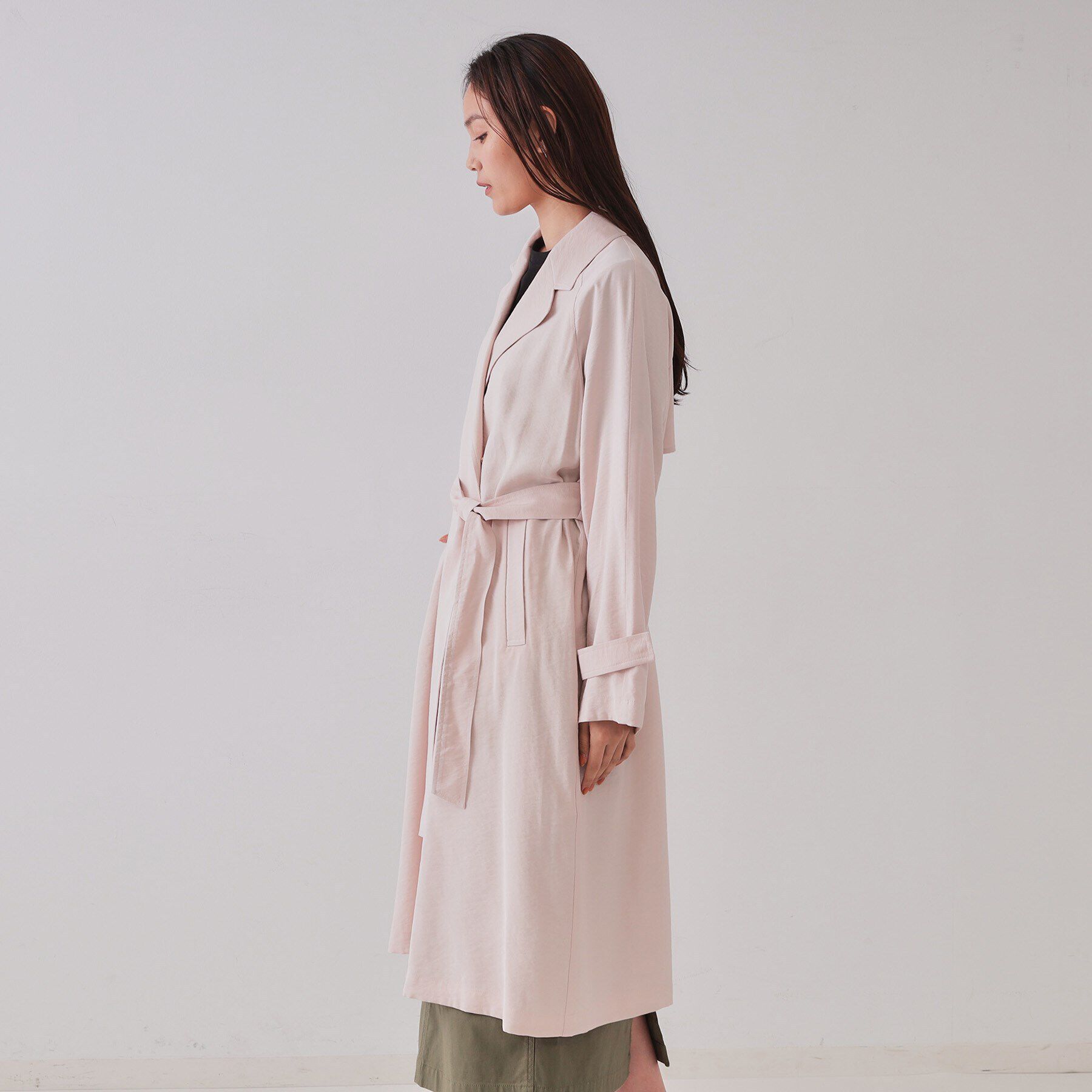 OPAQUE.CLIP「《大人百花掲載》リラクシートレンチコート【洗える】」|トレンチコート|