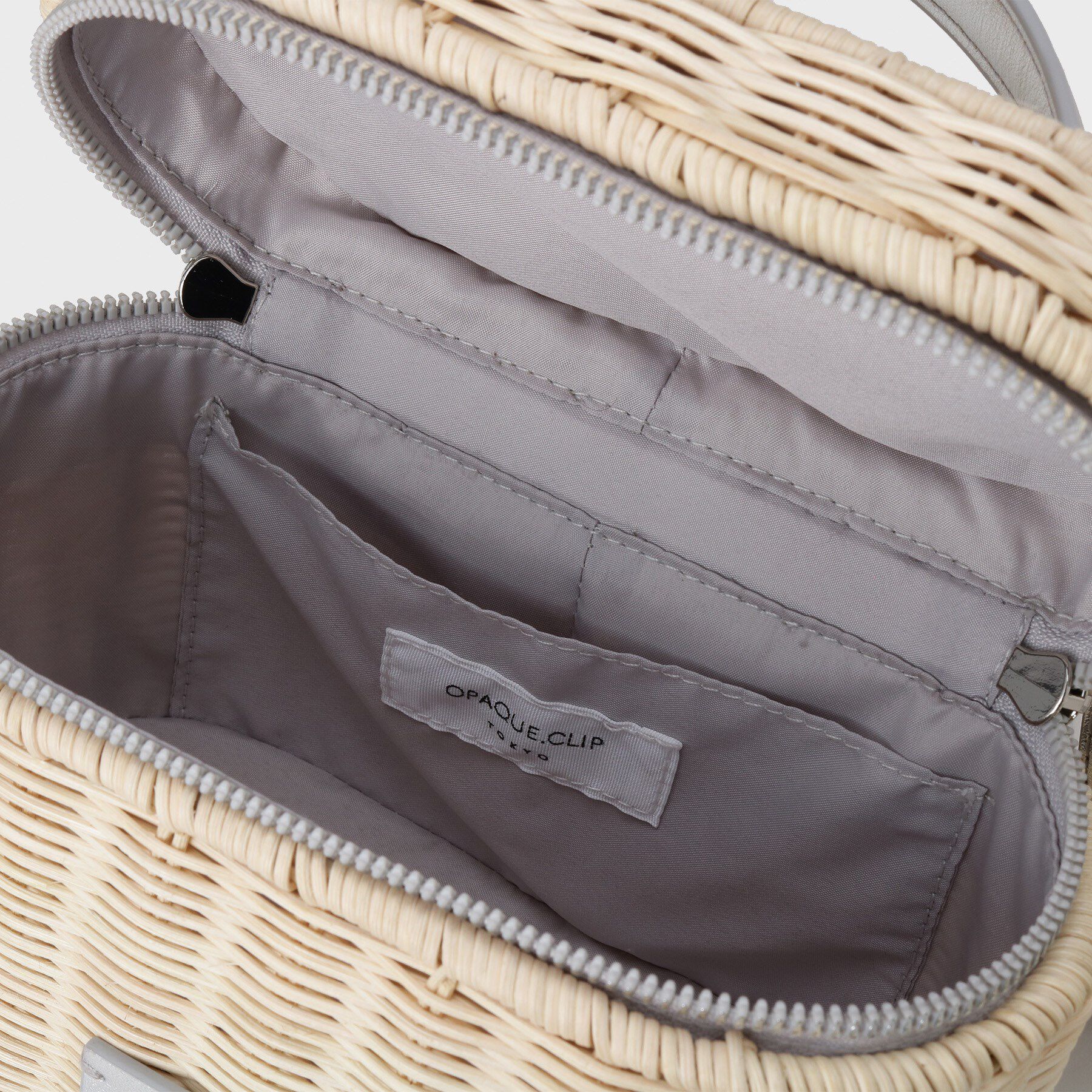 OPAQUE.CLIP「【2WAY】ラタンバニティショルダーバッグ」|ショルダー・メッセンジャー|